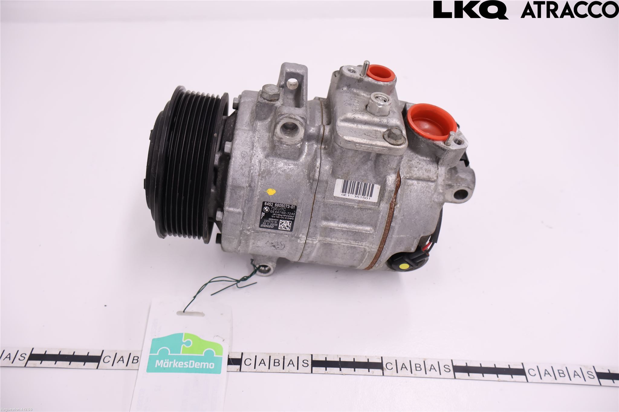 BMW 3 F30/F31/F80 12-19 Varme Ac Kompressor