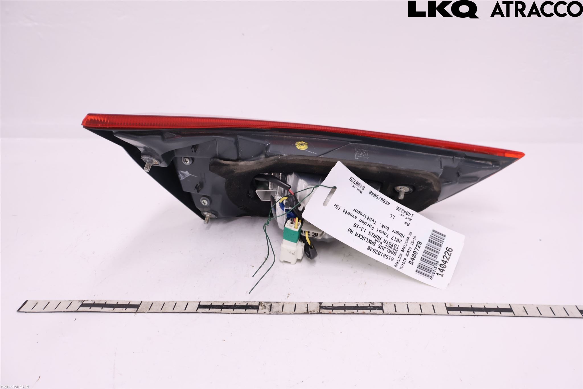 Toyota AURIS 13-19 Baklykt Høyre  På Luke(Indre)