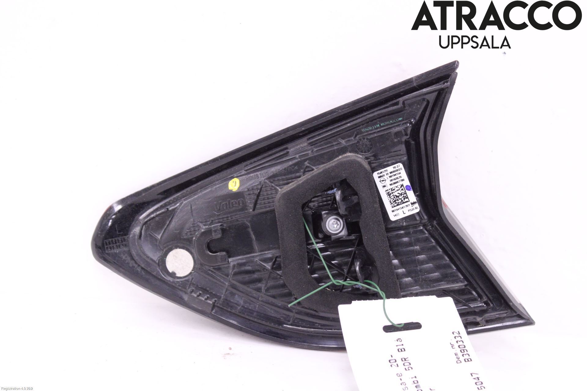 Opel CORSA F, CORSA-E 20- Baklykt Venstre  På Luke(Indre
