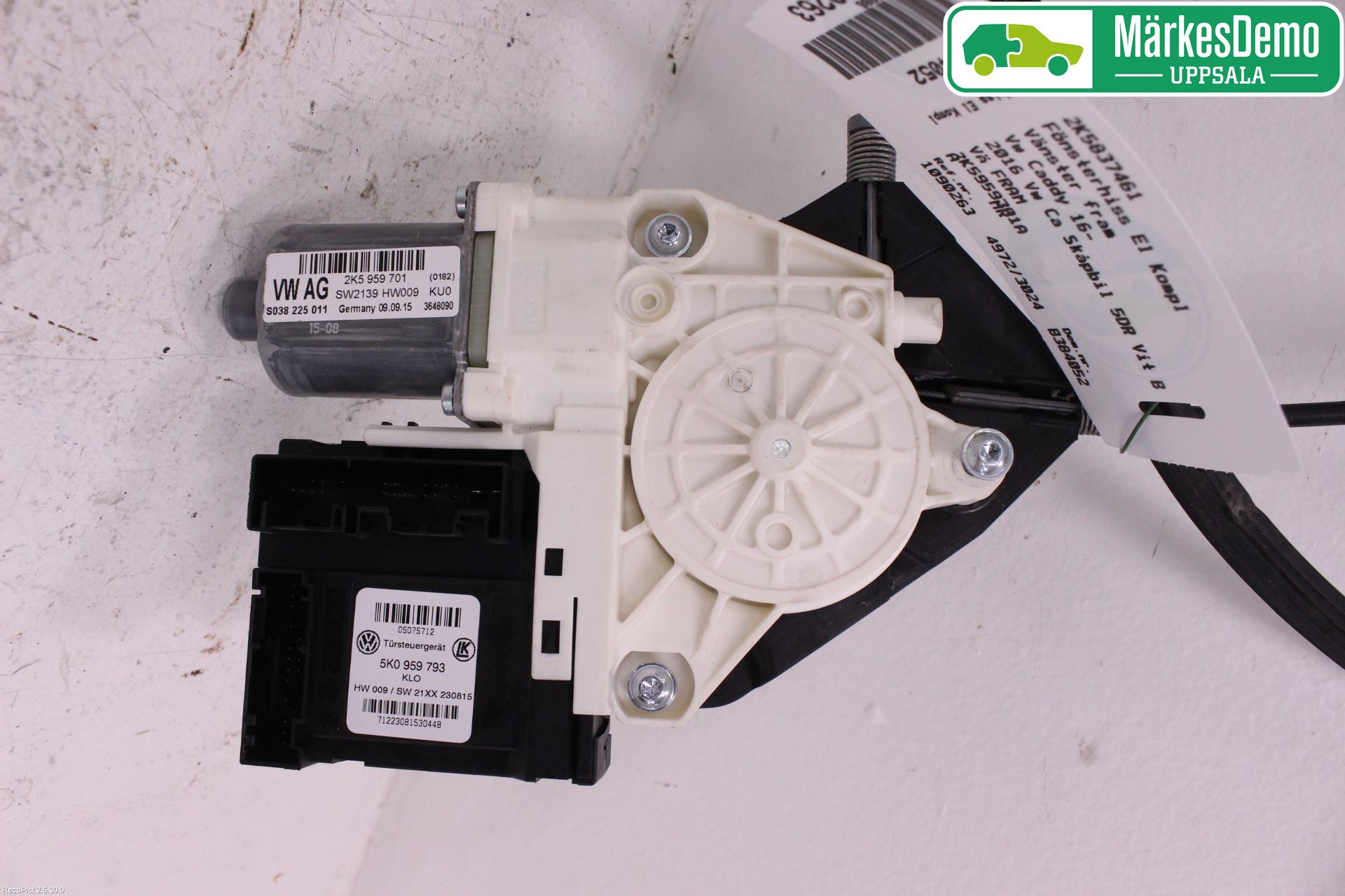 Volkswagen VW CADDY 16-20 Vindusheis El Komp
