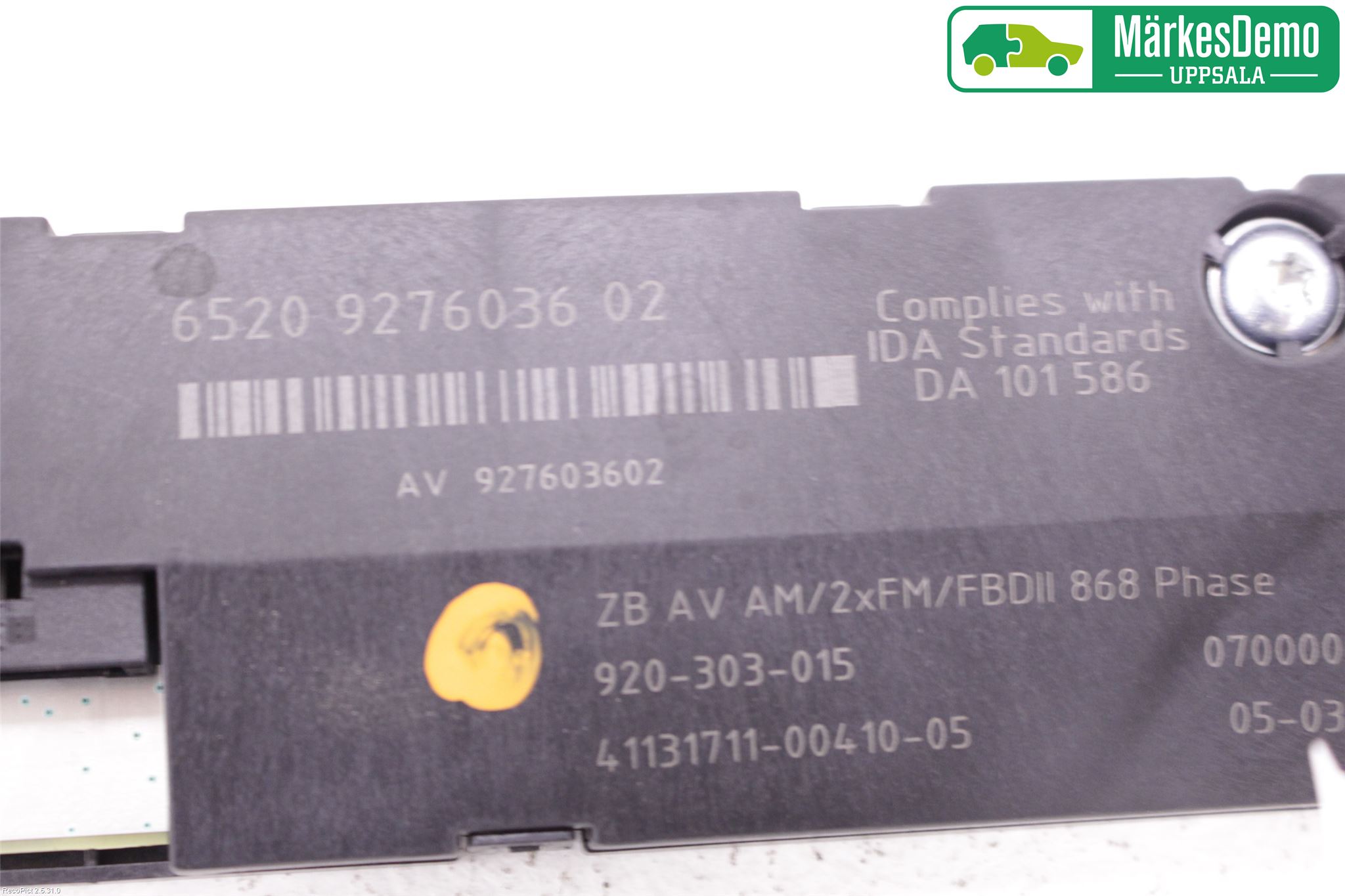 BMW 5 F10/F11/F18 09-17 Stereo Antenneforsterker