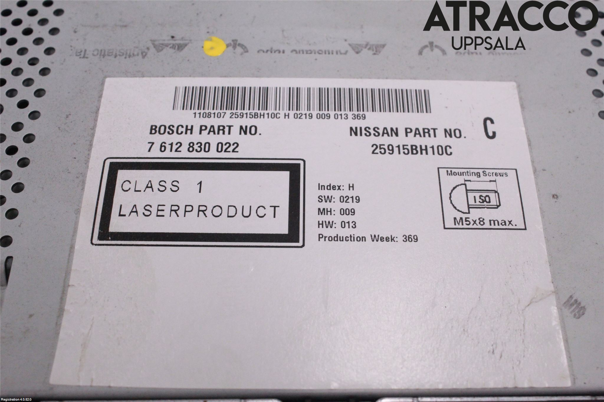 Nissan QASHQAI   07-10 Stereo Radio Med Cd