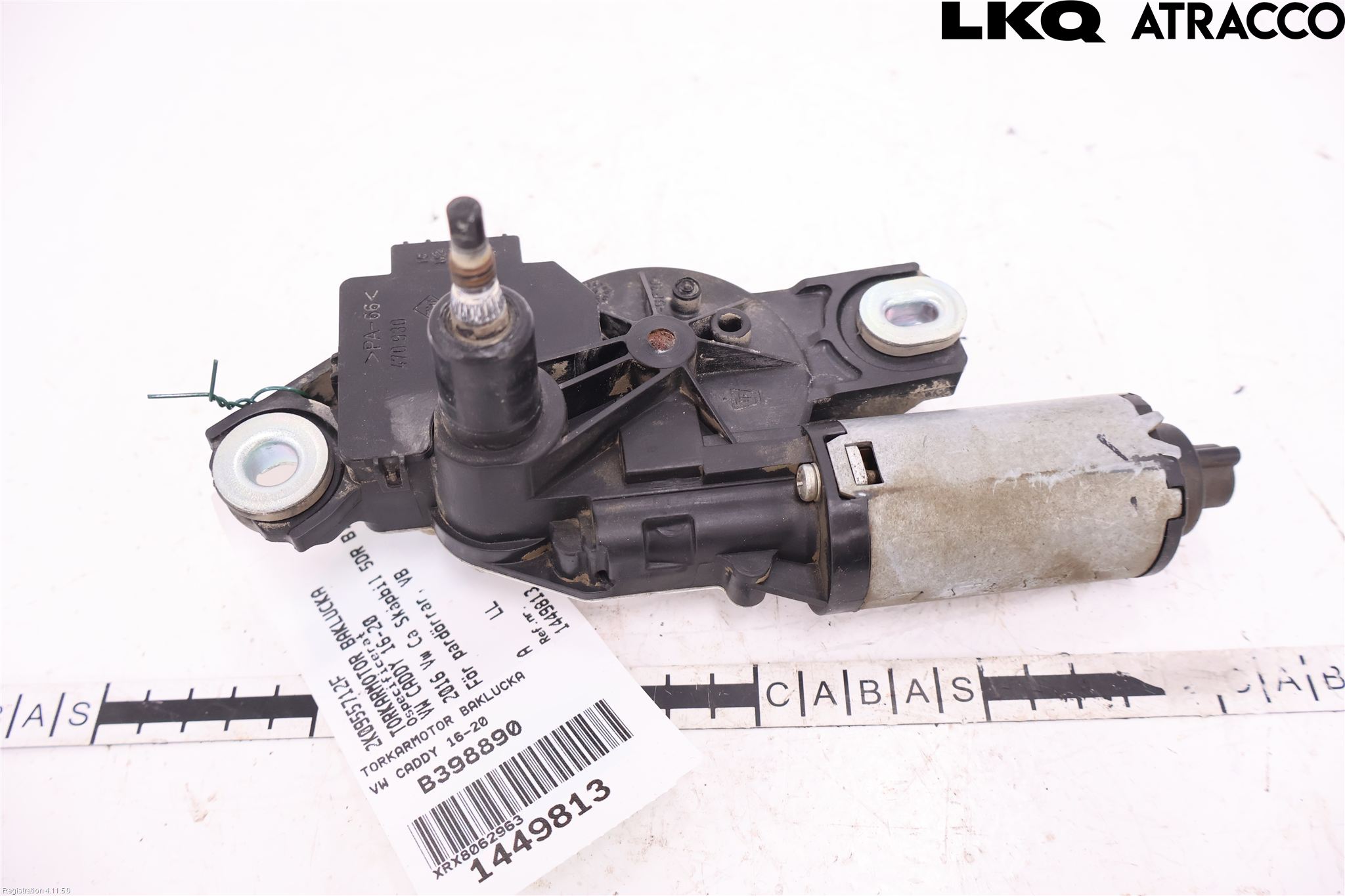 Volkswagen VW CADDY 16-20 Viskermotor Bakluke