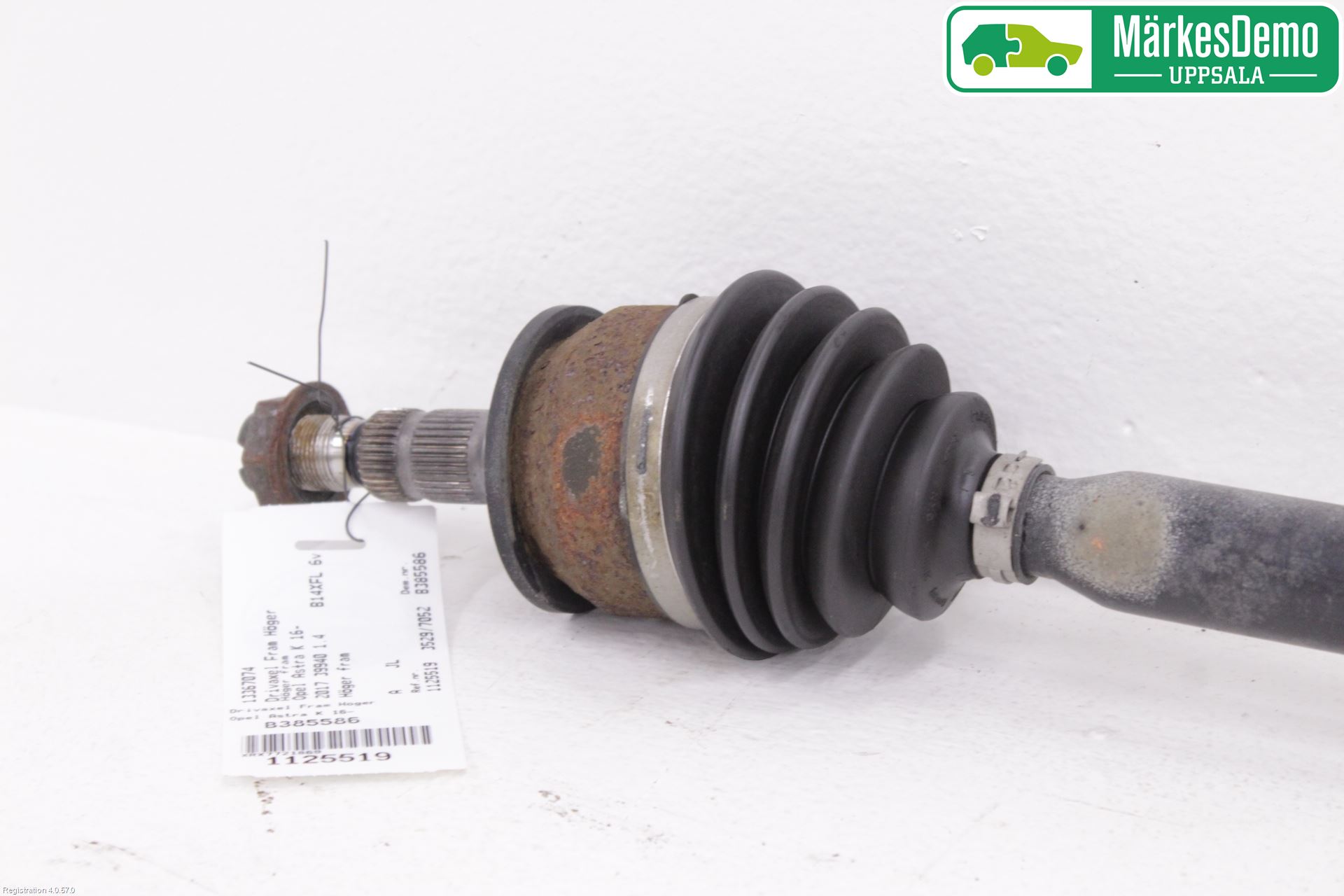 Opel ASTRA K 16-22 Drivaksel Foran Kompl Høyre