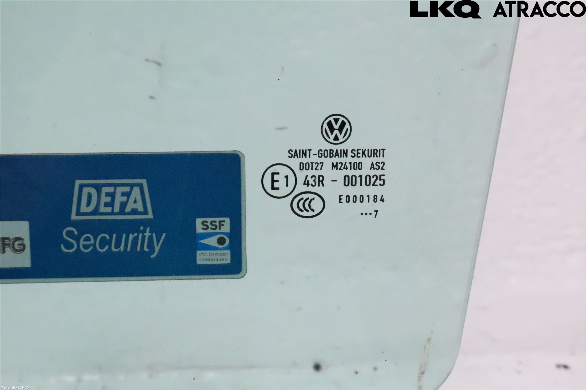 Volkswagen VW CADDY 16-20 Dørrute Foran Venstre 4 Dørs