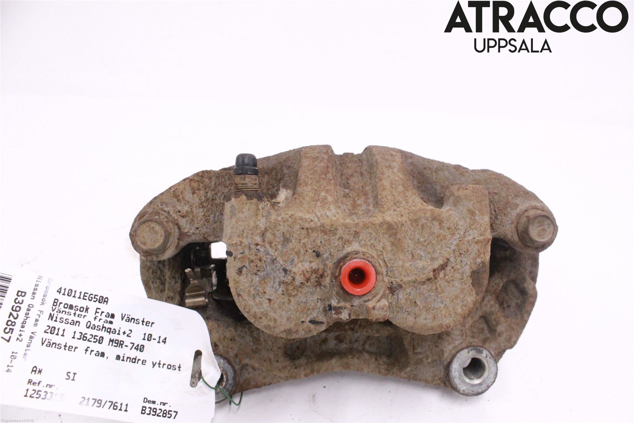 Nissan QASHQAI+2  10-14 Bremsecaliper Foran Venstre