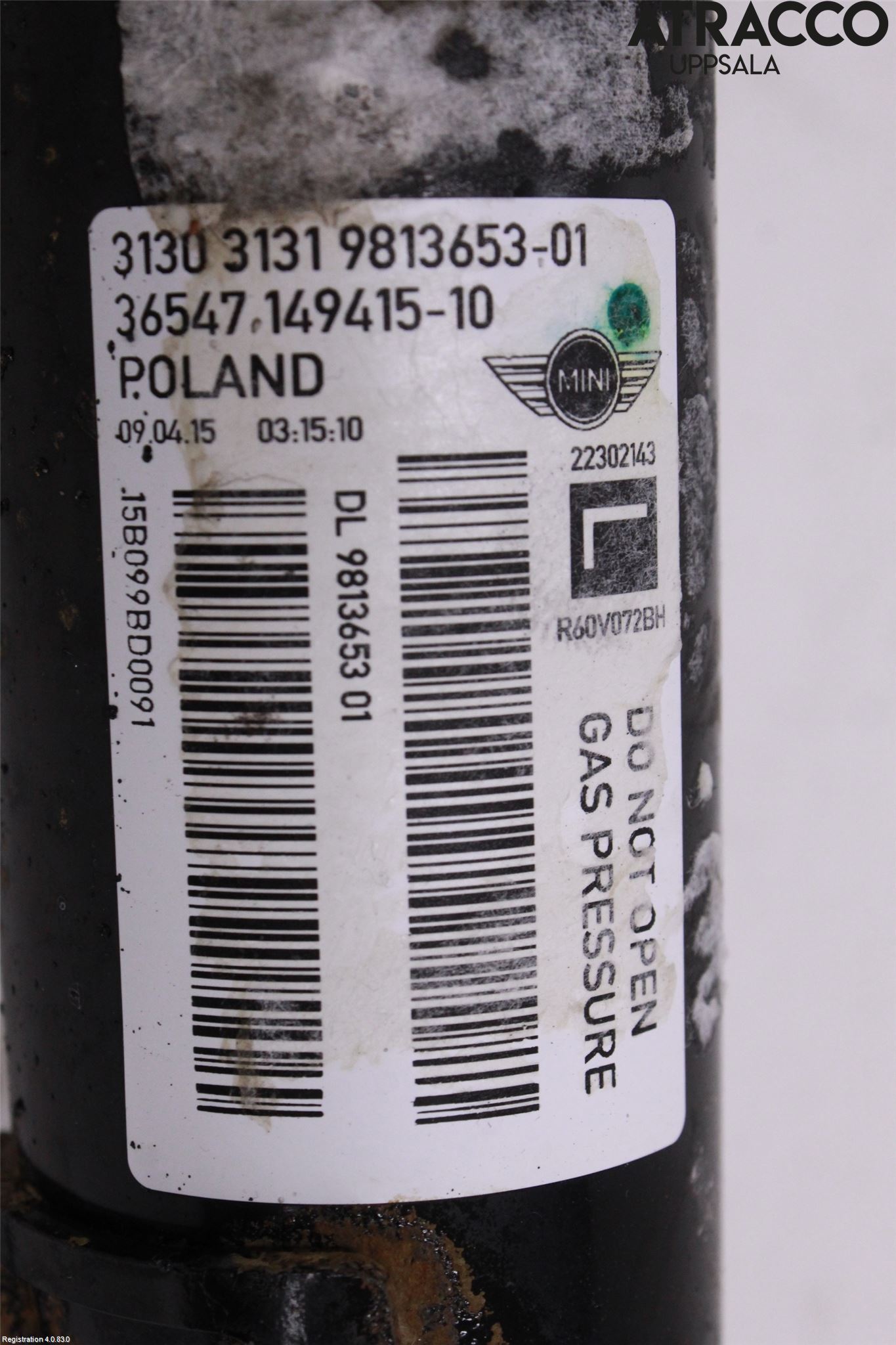 Mini COUNTRYMAN R60 11-16 Fjærbein Foran Venstre