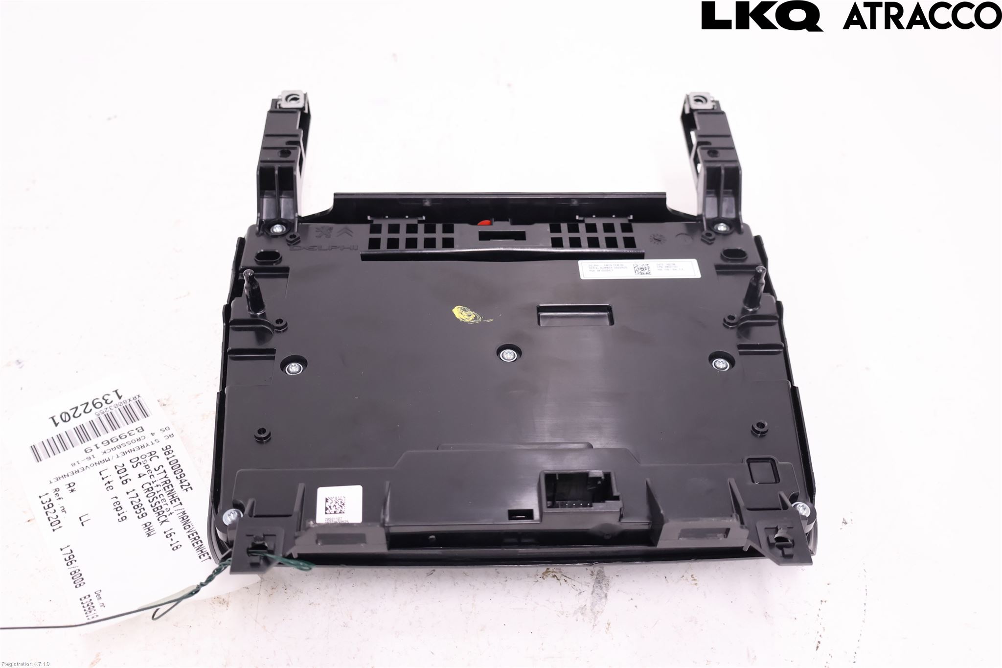Citroen DS 4 CROSSBACK 16-18 Varme Ac Betjening-Display