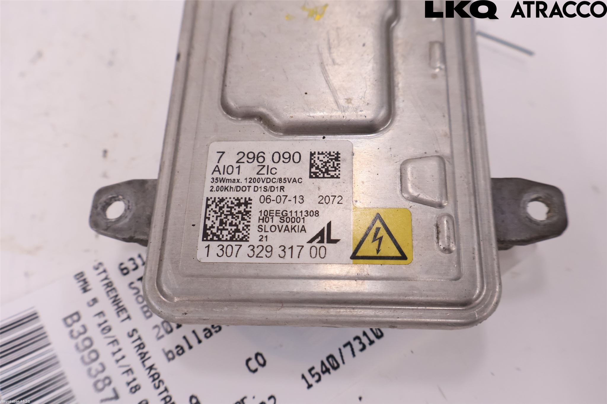 BMW 5 F10/F11/F18 09-17 Styreenhet Xenon