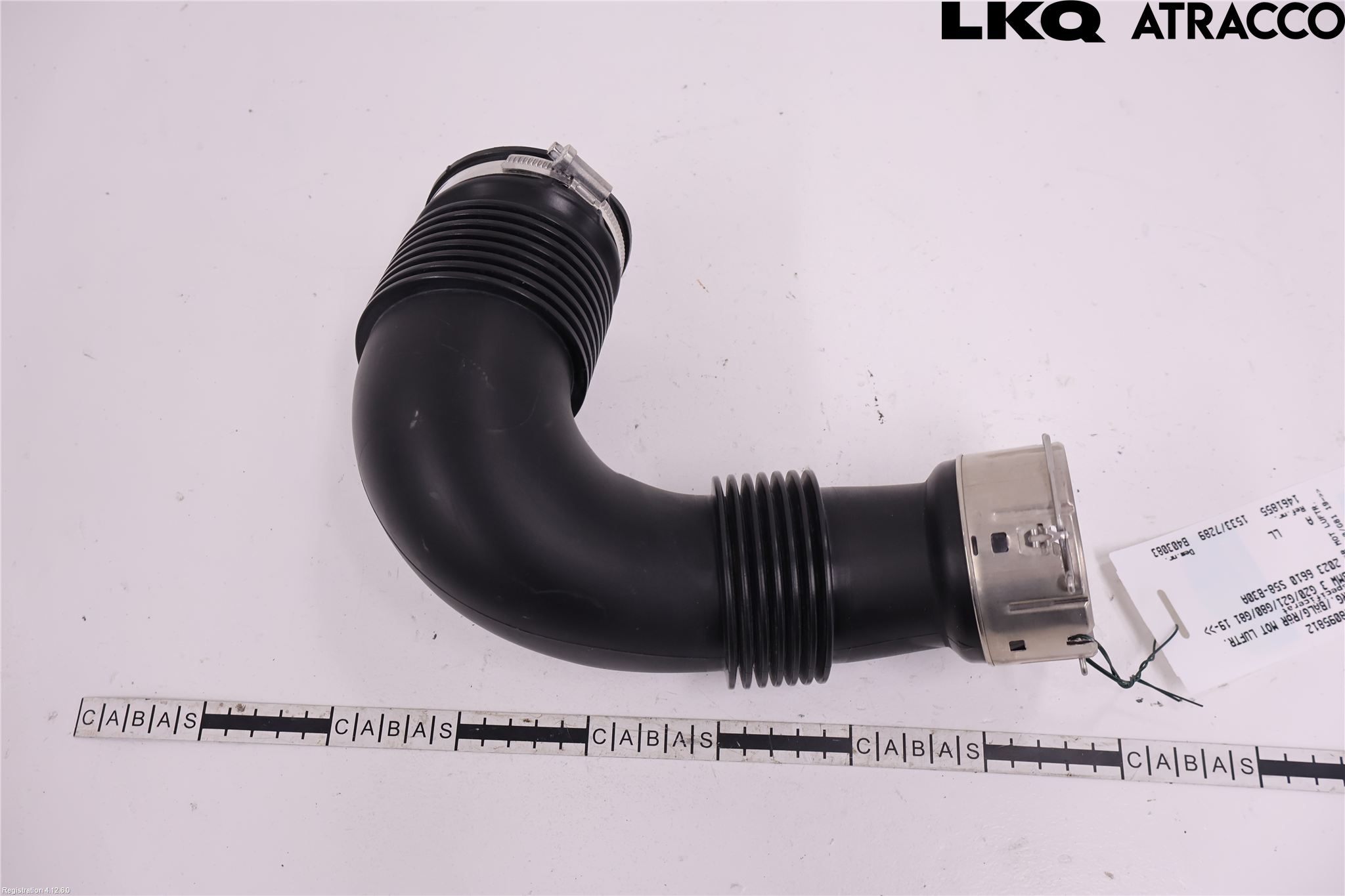 BMW 3 G20/G21/G80/G81 19- Forg-Belg-Rør Mot Luftr