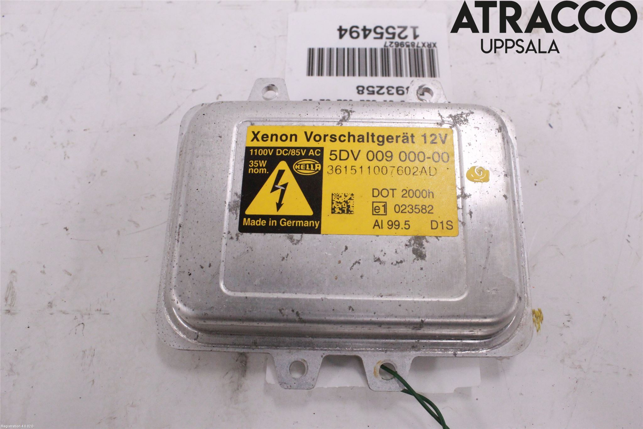 BMW 5 E60/61 Sed/Tou 02-10 Styreenhet Xenon