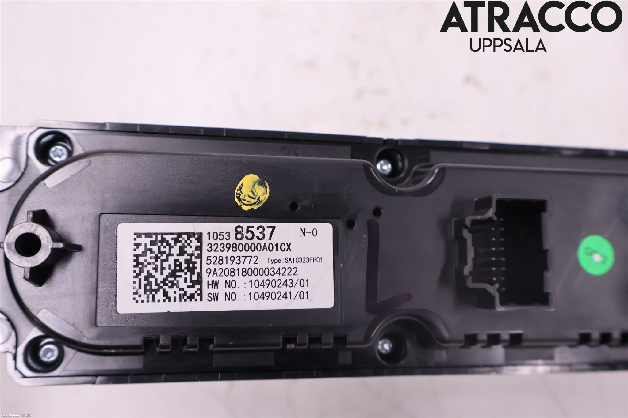 MG ZS EV 20- Varme Ac Betjening-Display