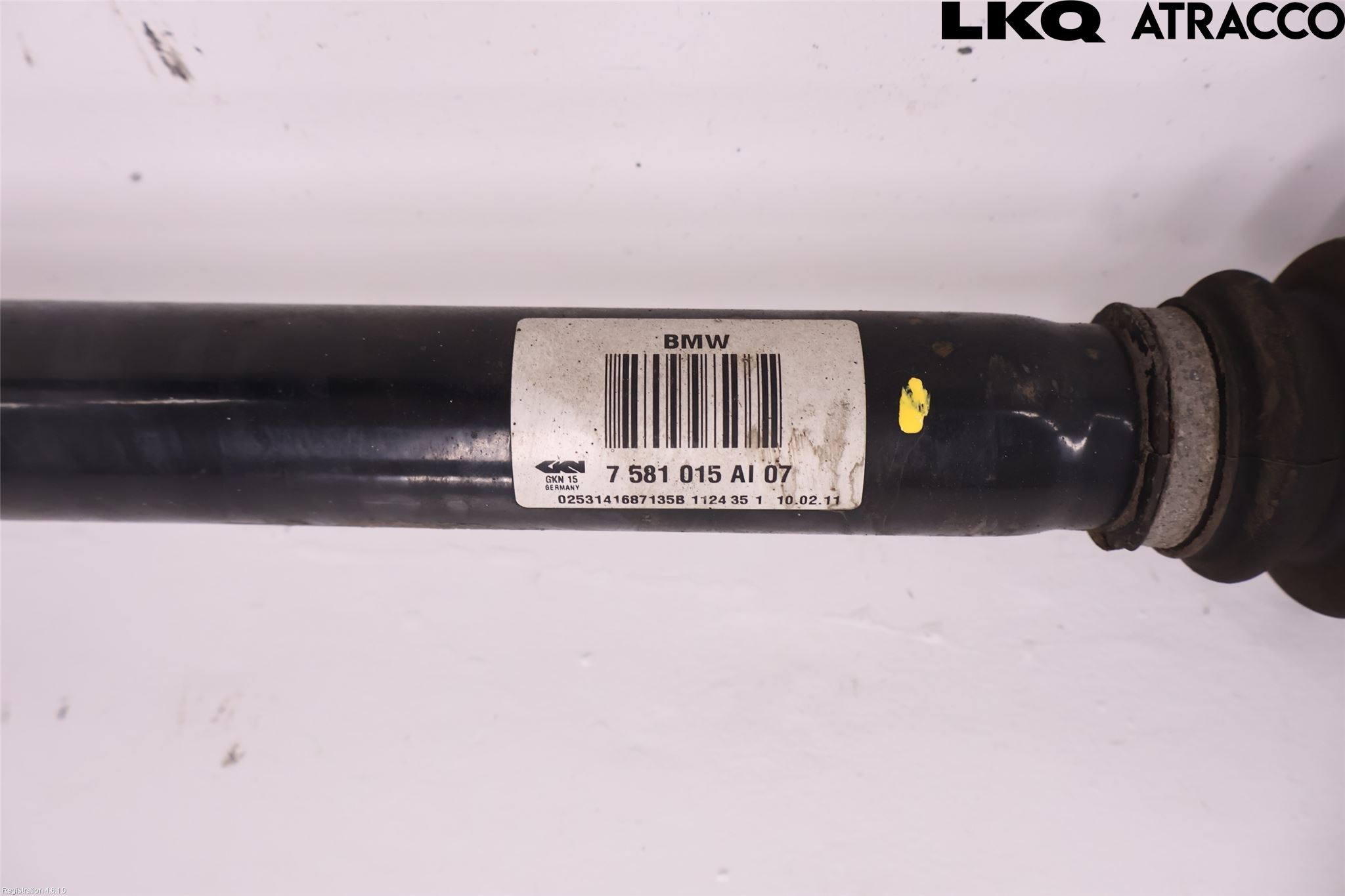 BMW 5 F10/F11/F18 09-17 Drivaksel Bak Kompl Venstre