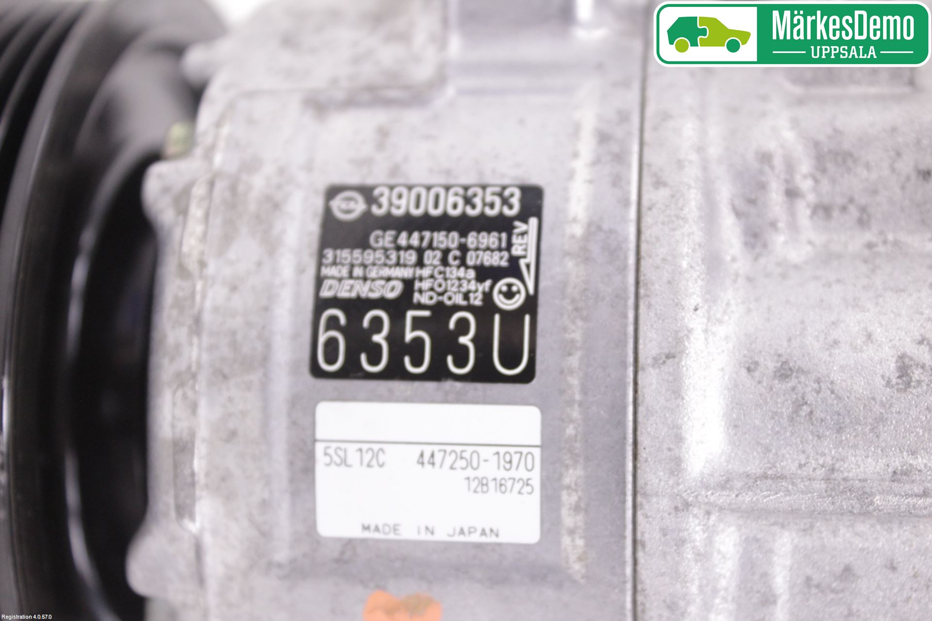 Opel CORSA E 15-19 Varme Ac Kompressor