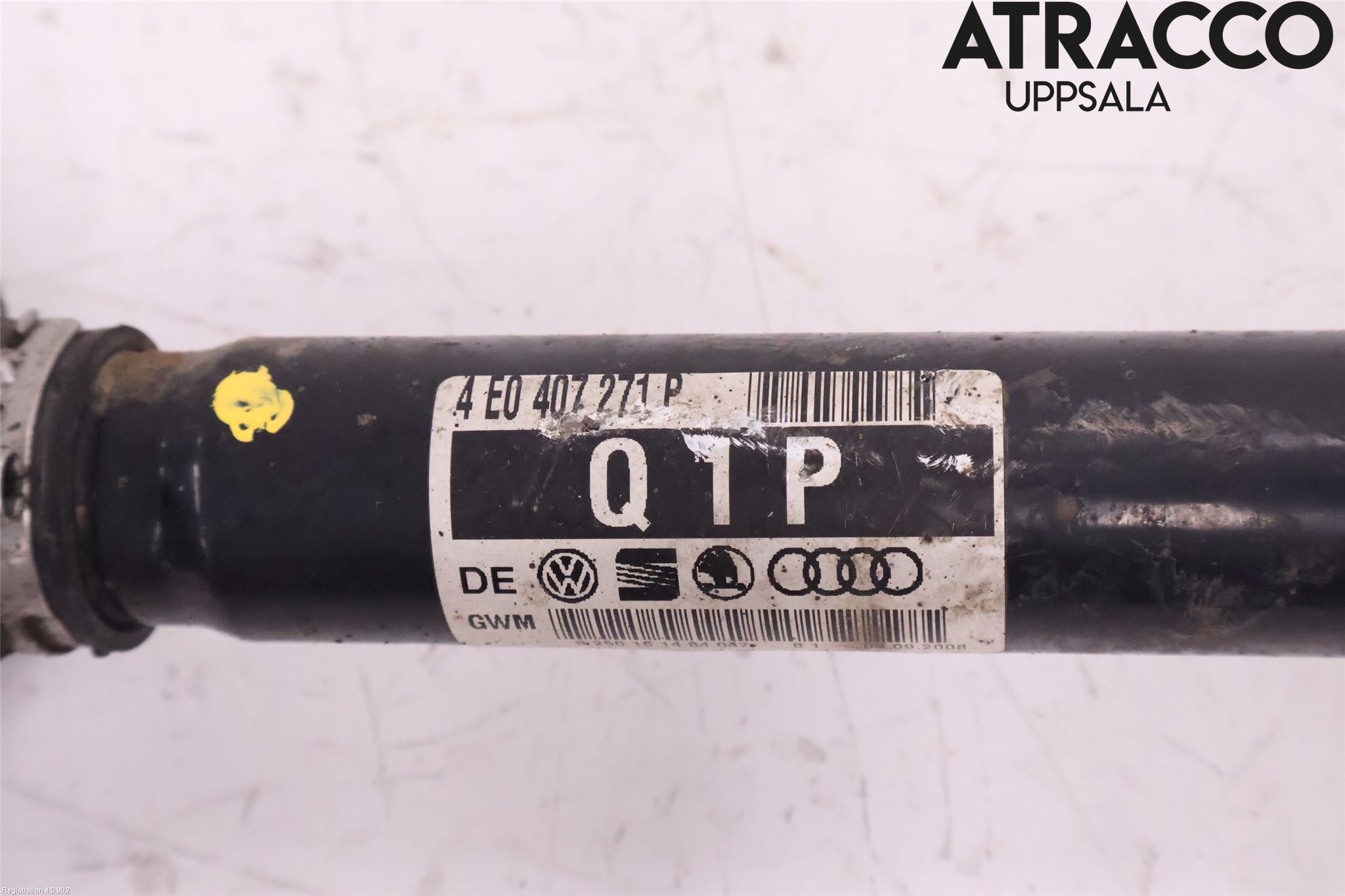 Audi A8/S8 4E  02-09 Drivaksel Foran Kompl Venstre