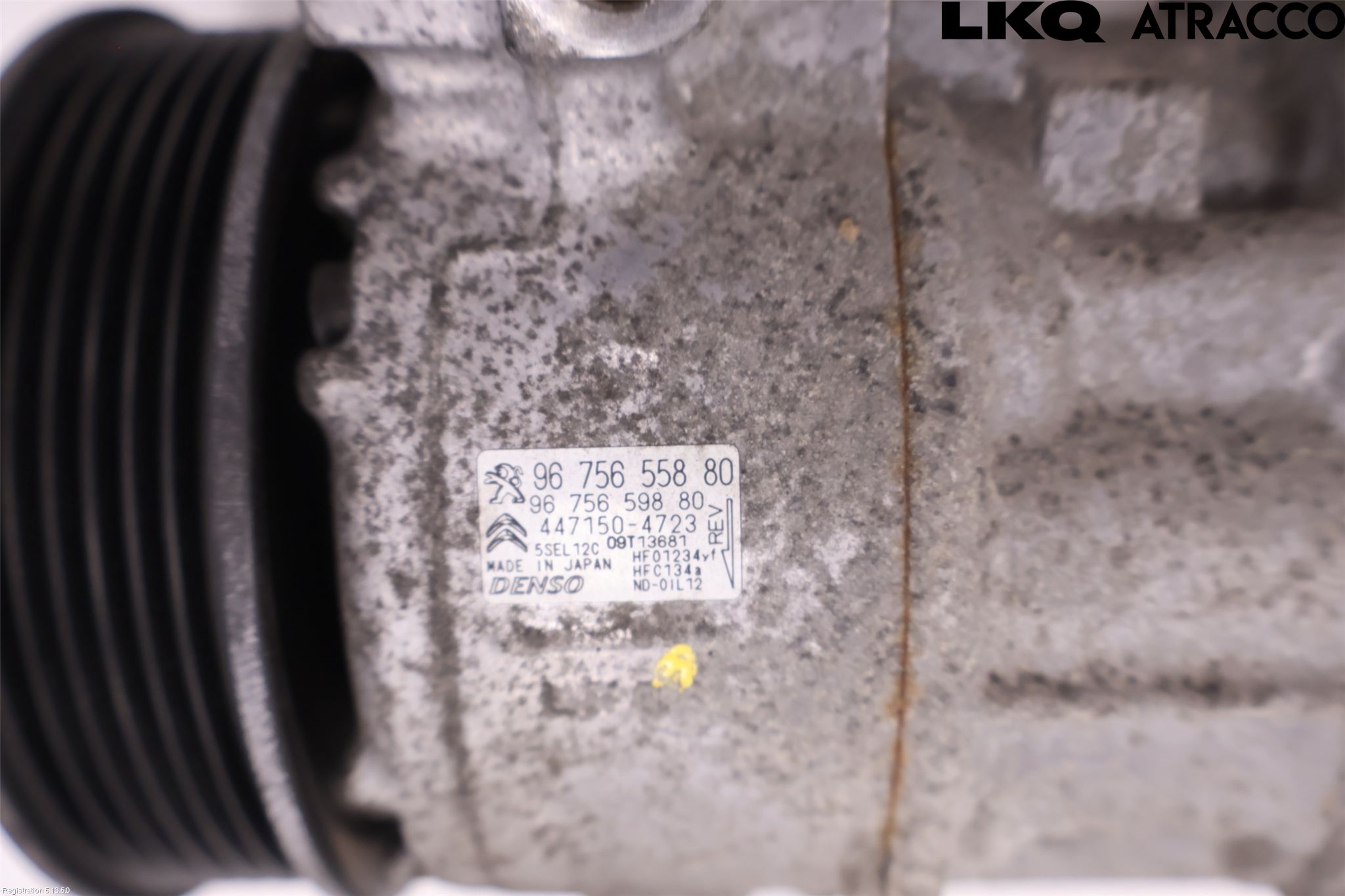 Citroen C4 CACTUS 14-20 Varme Ac Kompressor