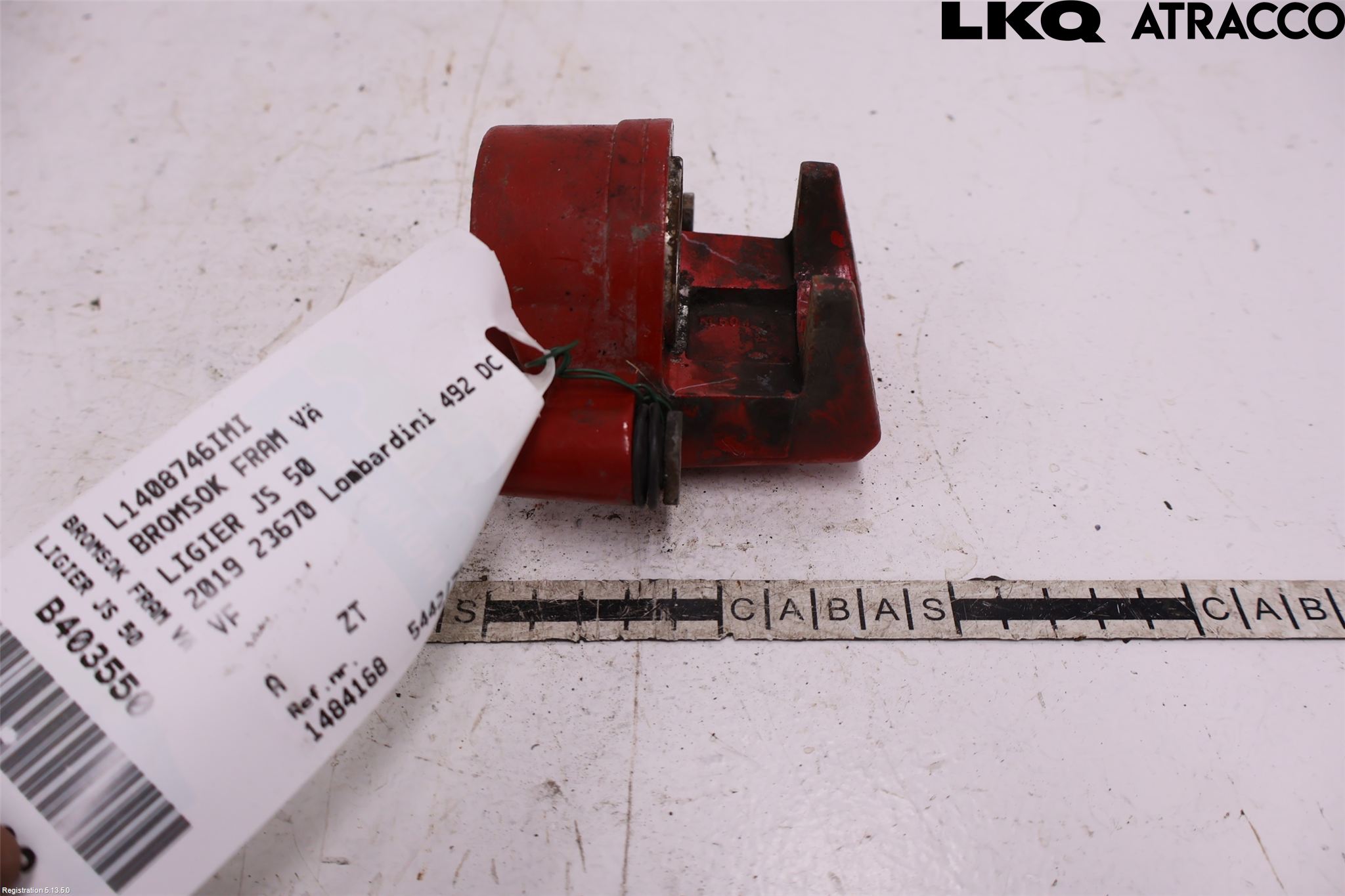 Mopedbil Ligier LIGIER JS 50 Bremsecaliper Foran Venstre