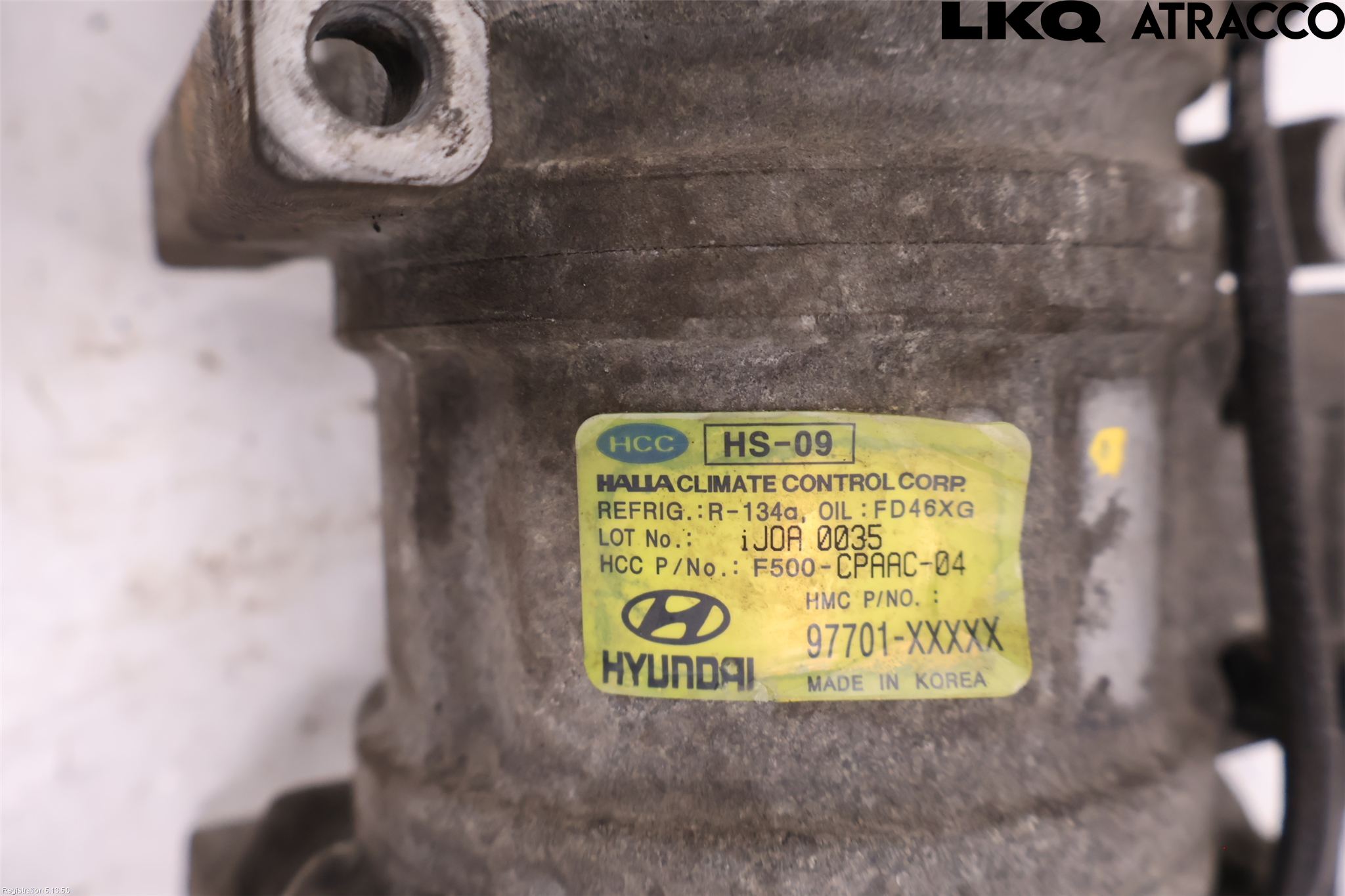 Kia PICANTO 12-17 Varme Ac Kompressor