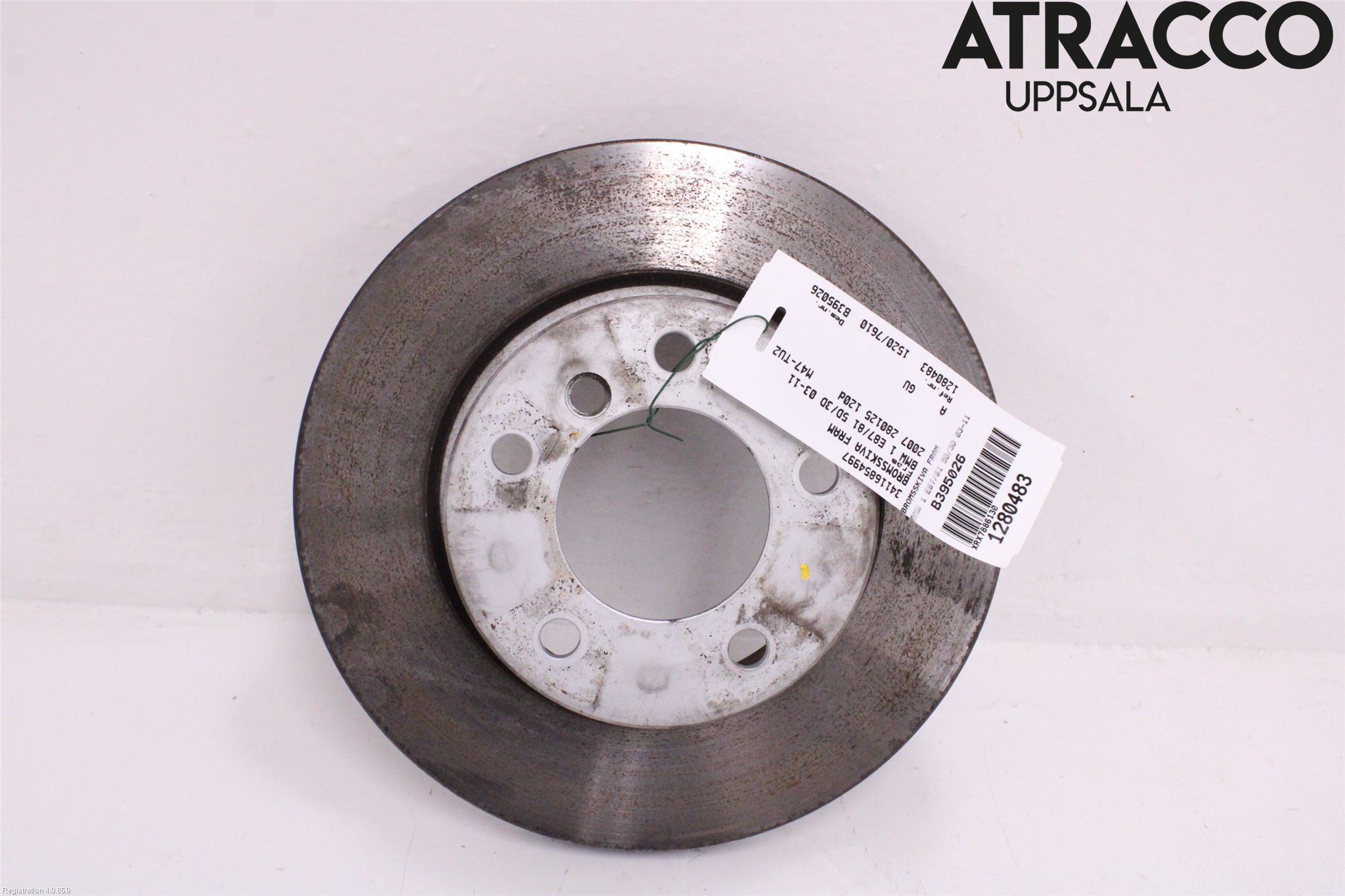 BMW 1 E87/81 5D/3D 03-11 Bremseskive Foran