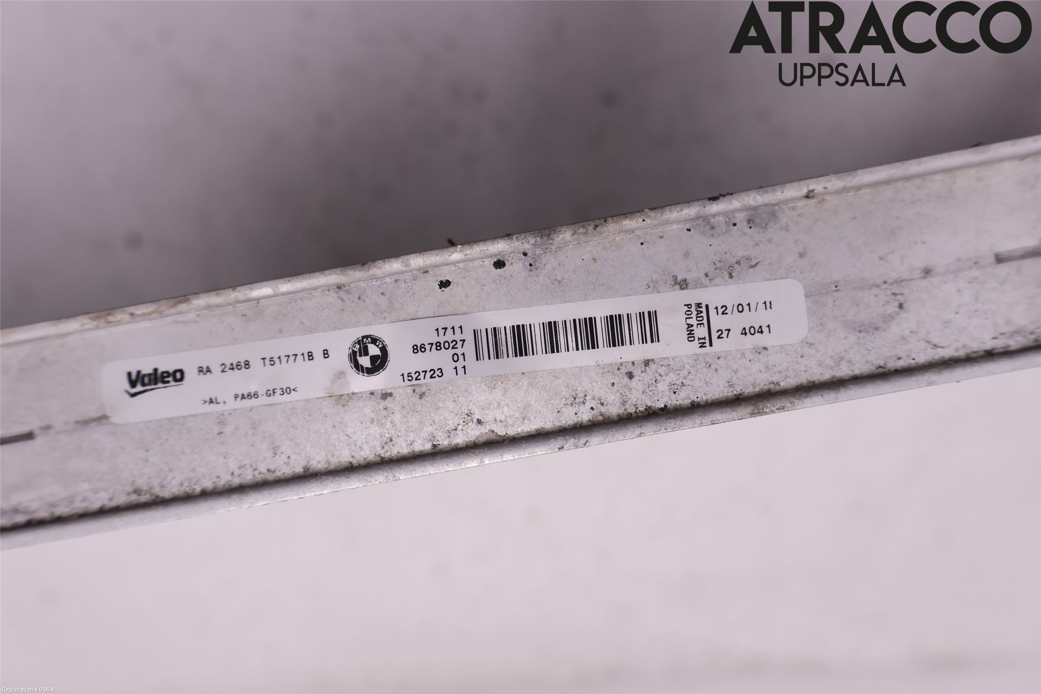 BMW 1 F20/F21 11-19 Radiator Manuell