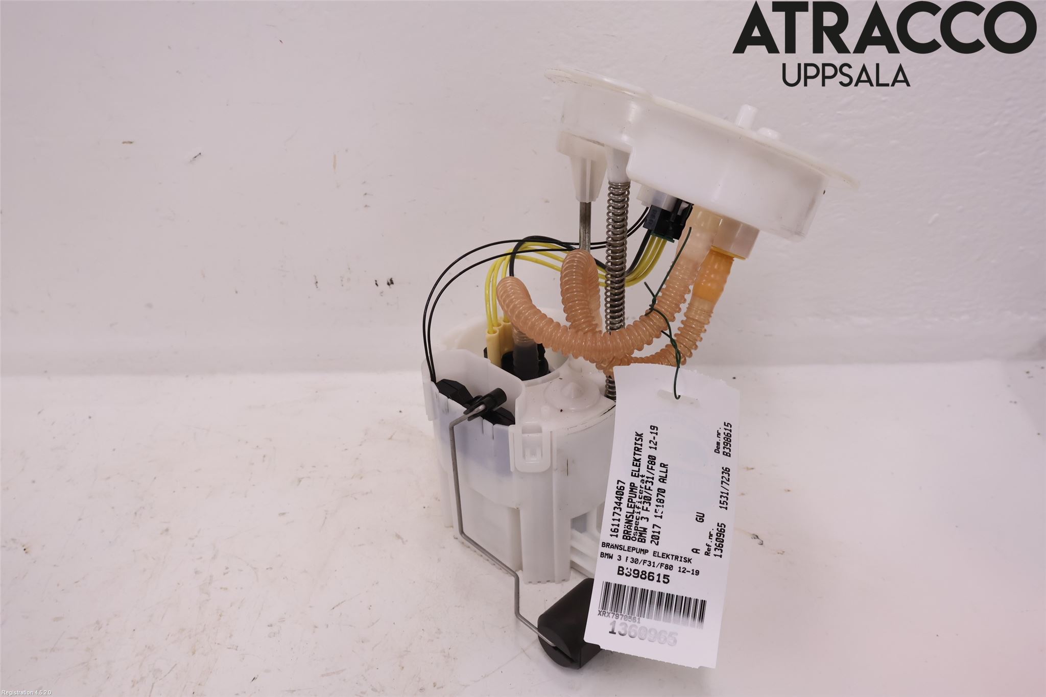 BMW 3 F30/F31/F80 12-19 Drivstoffpumpe Fødepumpe El