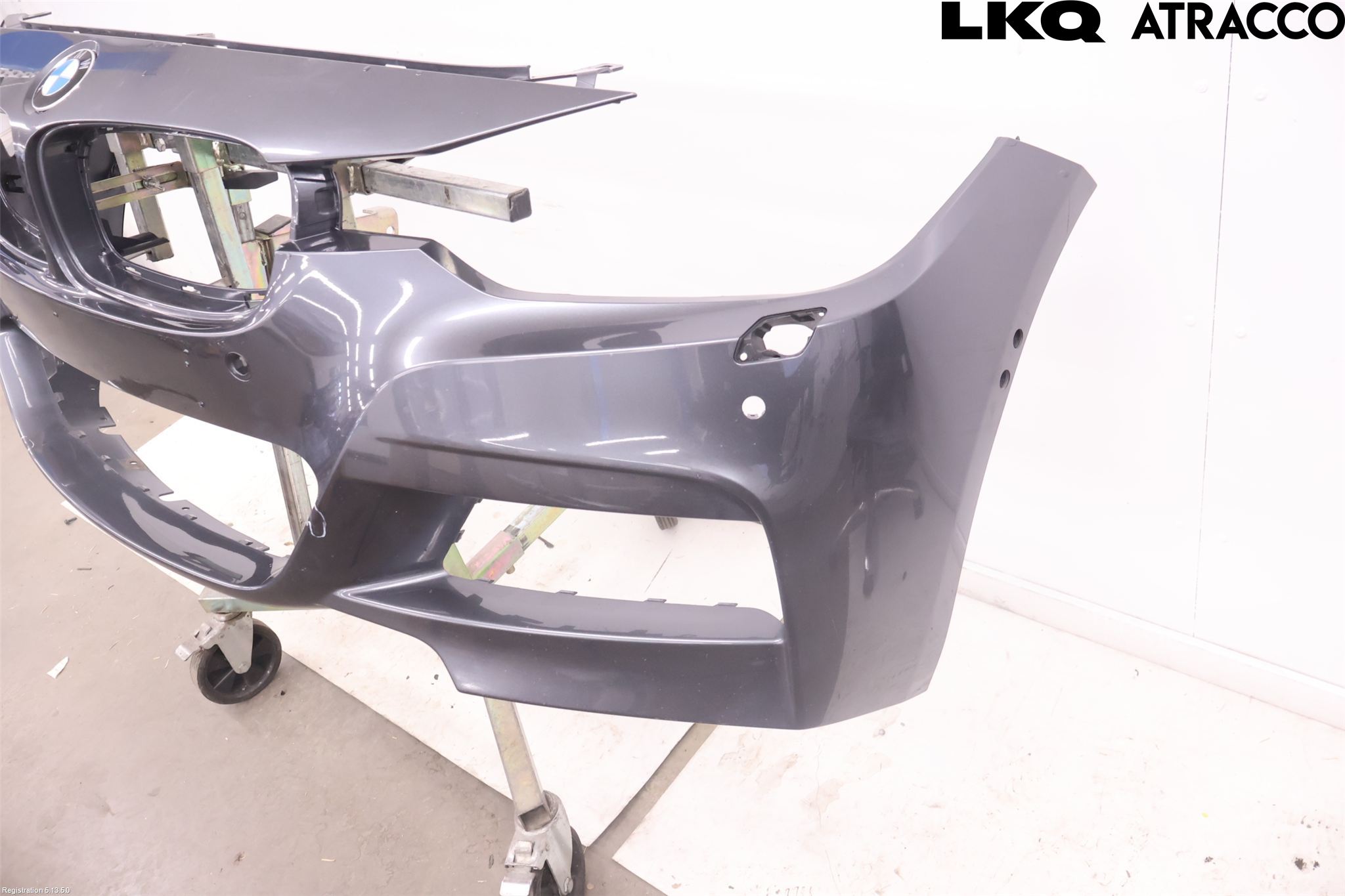 BMW 3 F30/F31/F80 12-19 Støtfanger Foran Plastdeksel