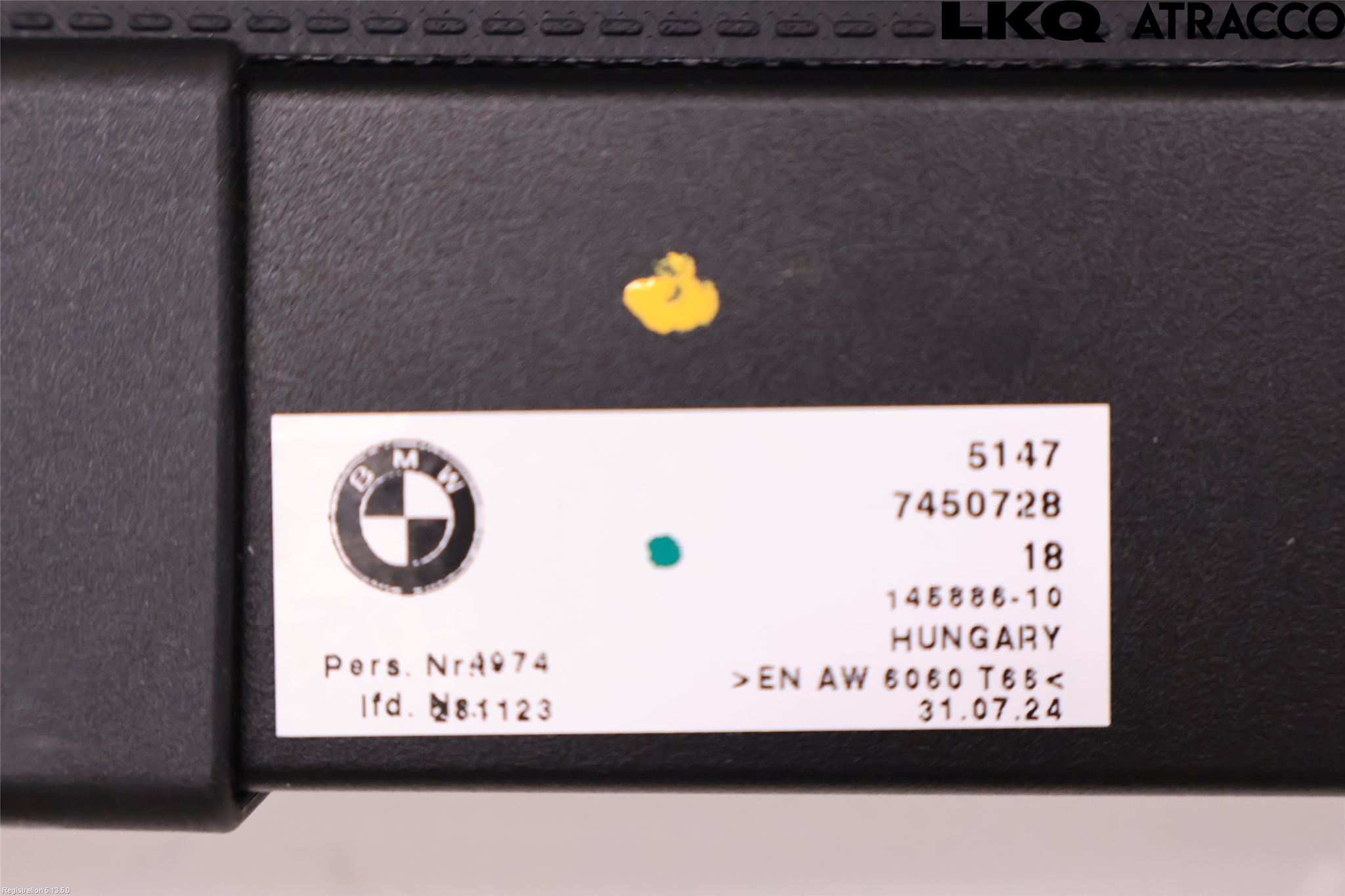 BMW 3 G20/G21/G80/G81 19- Innr Innsyn Beskytelse Stv