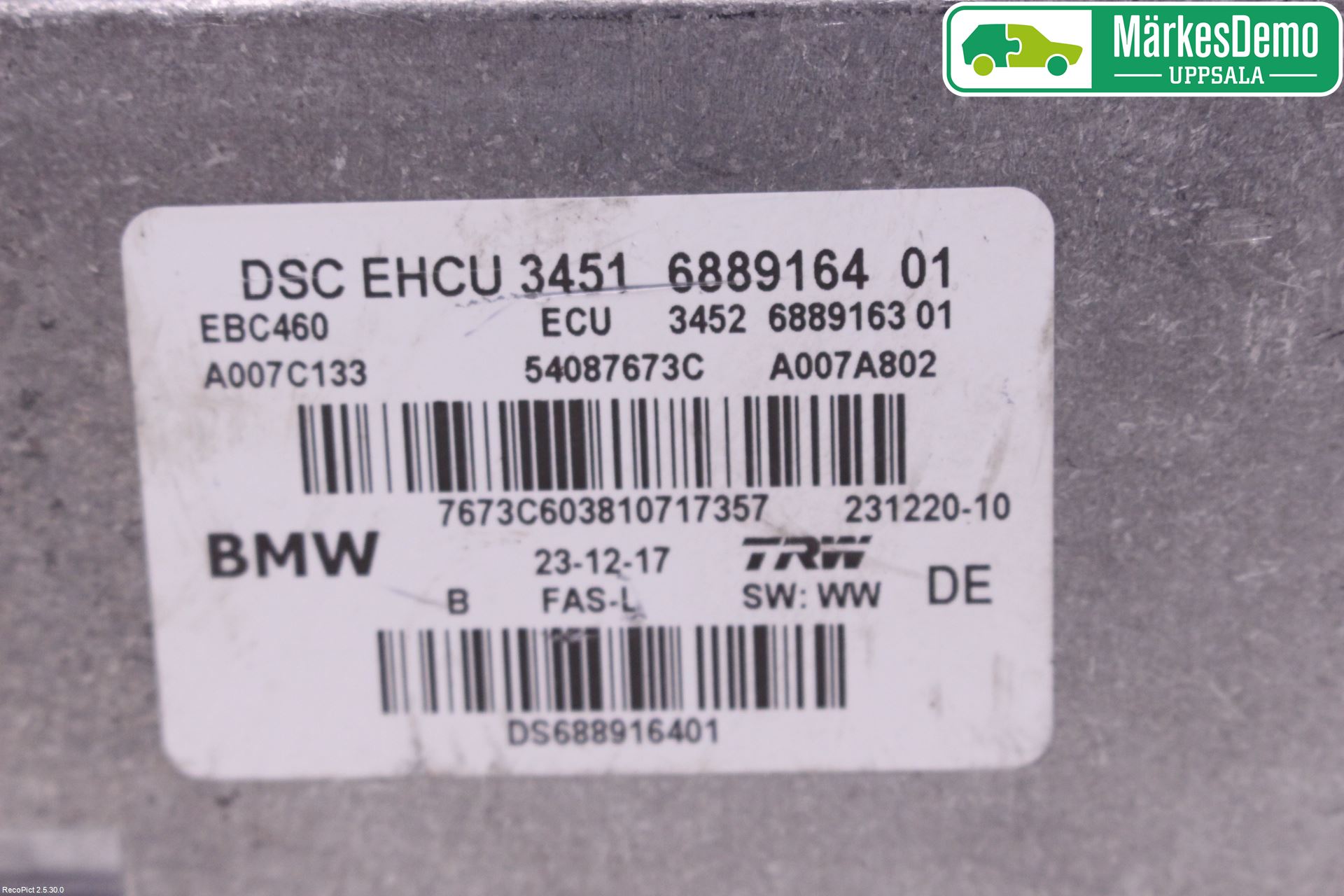 BMW 5 G30/G31/F90 17-23 Abs Hydraulikkaggregat