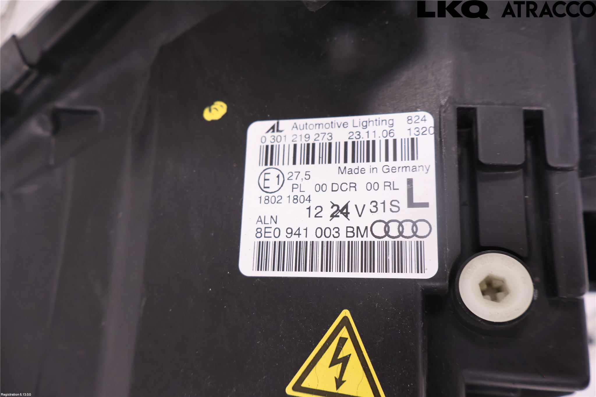 Audi A4/S4 05-07 Frontlykt Venstre