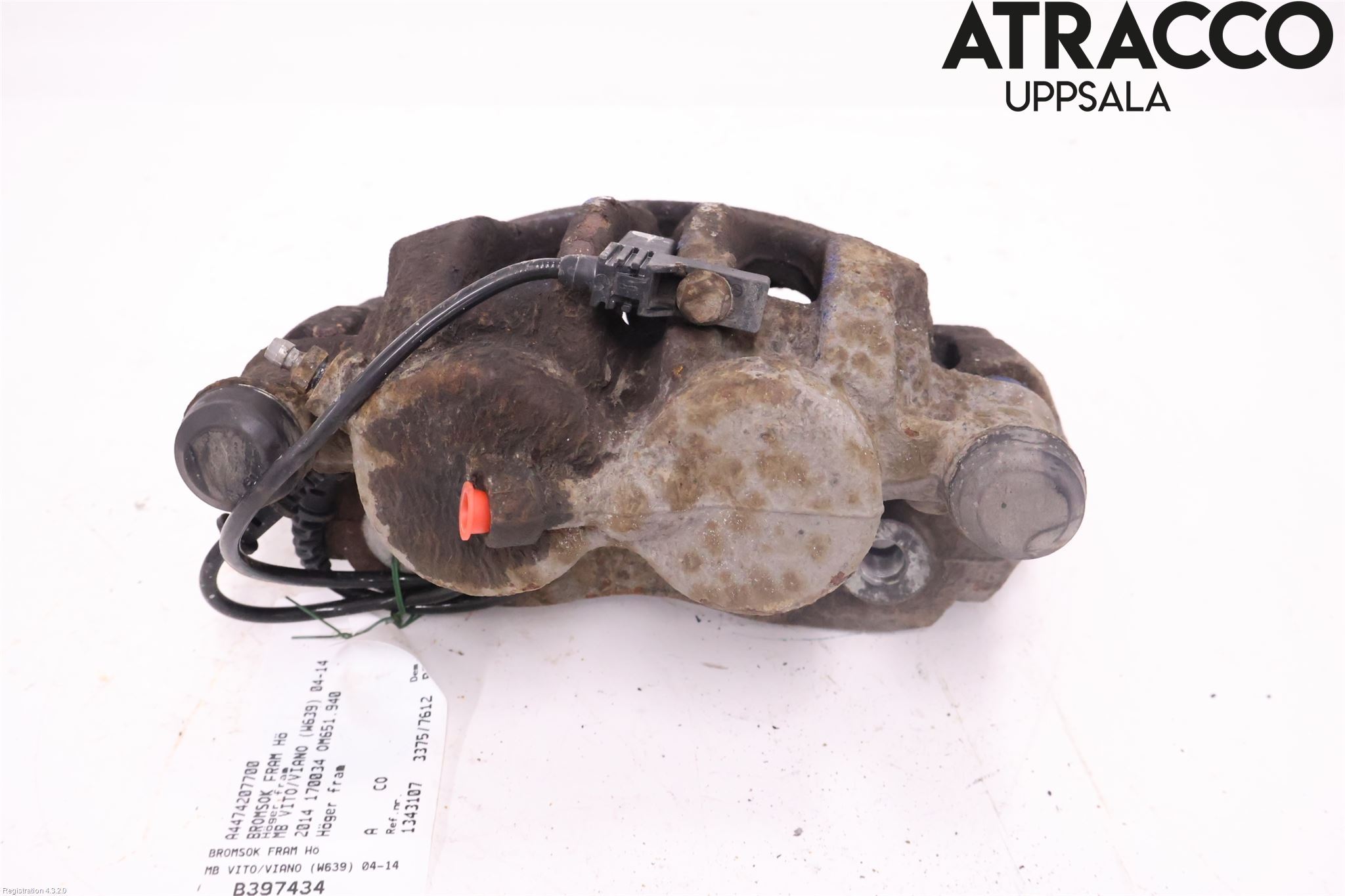 Mercedes-Benz MB VITO/VIANO (W639) 04-14 Bremsecaliper Foran Høyre