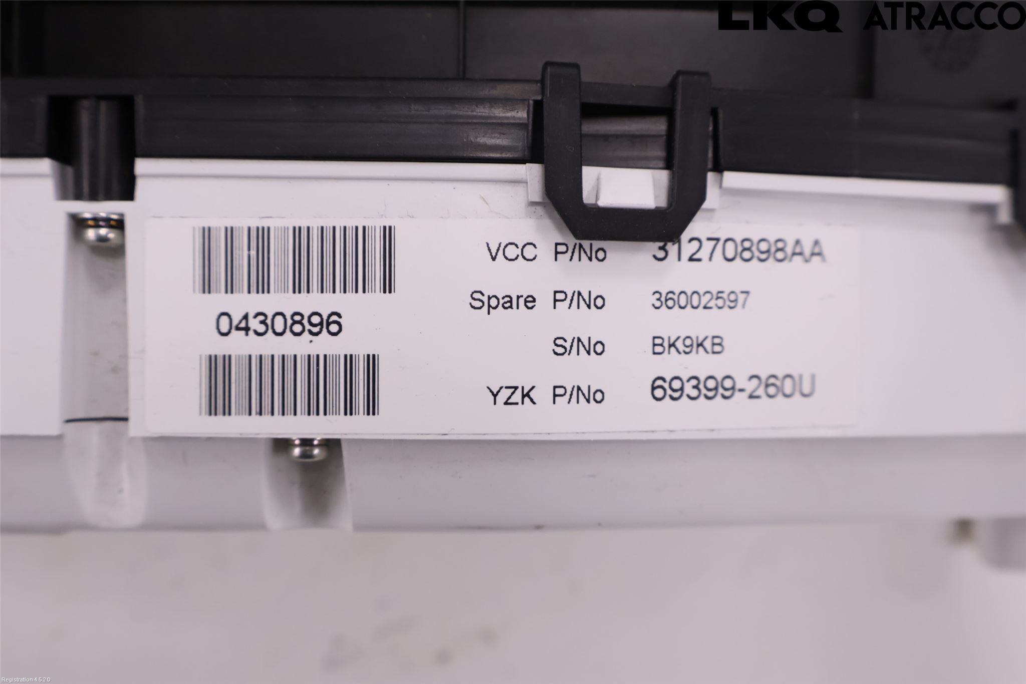 Volvo V70 08-13 Instr Kombinert