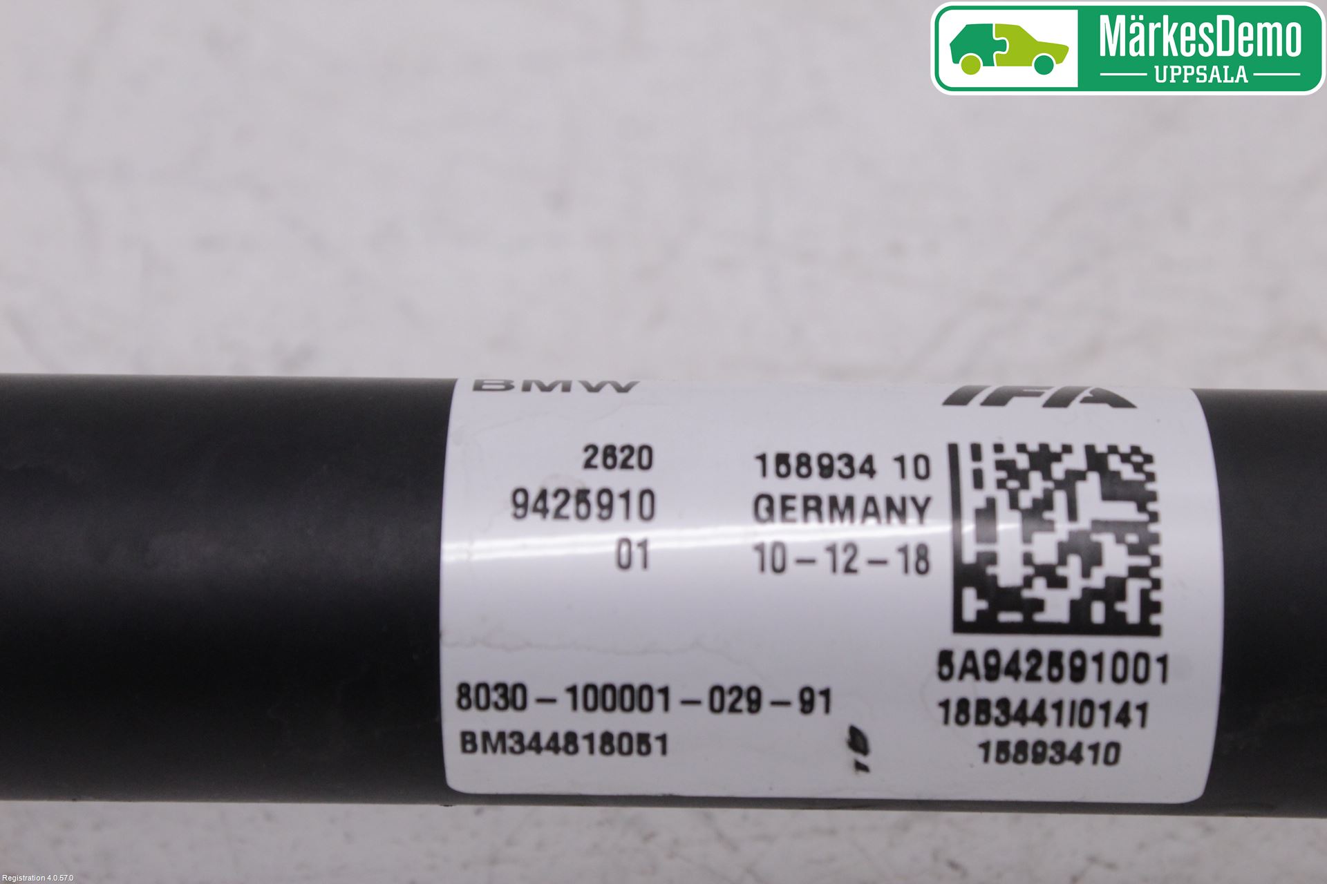 BMW 3 F30/F31/F80 12-19 Mellomaksel Fremre