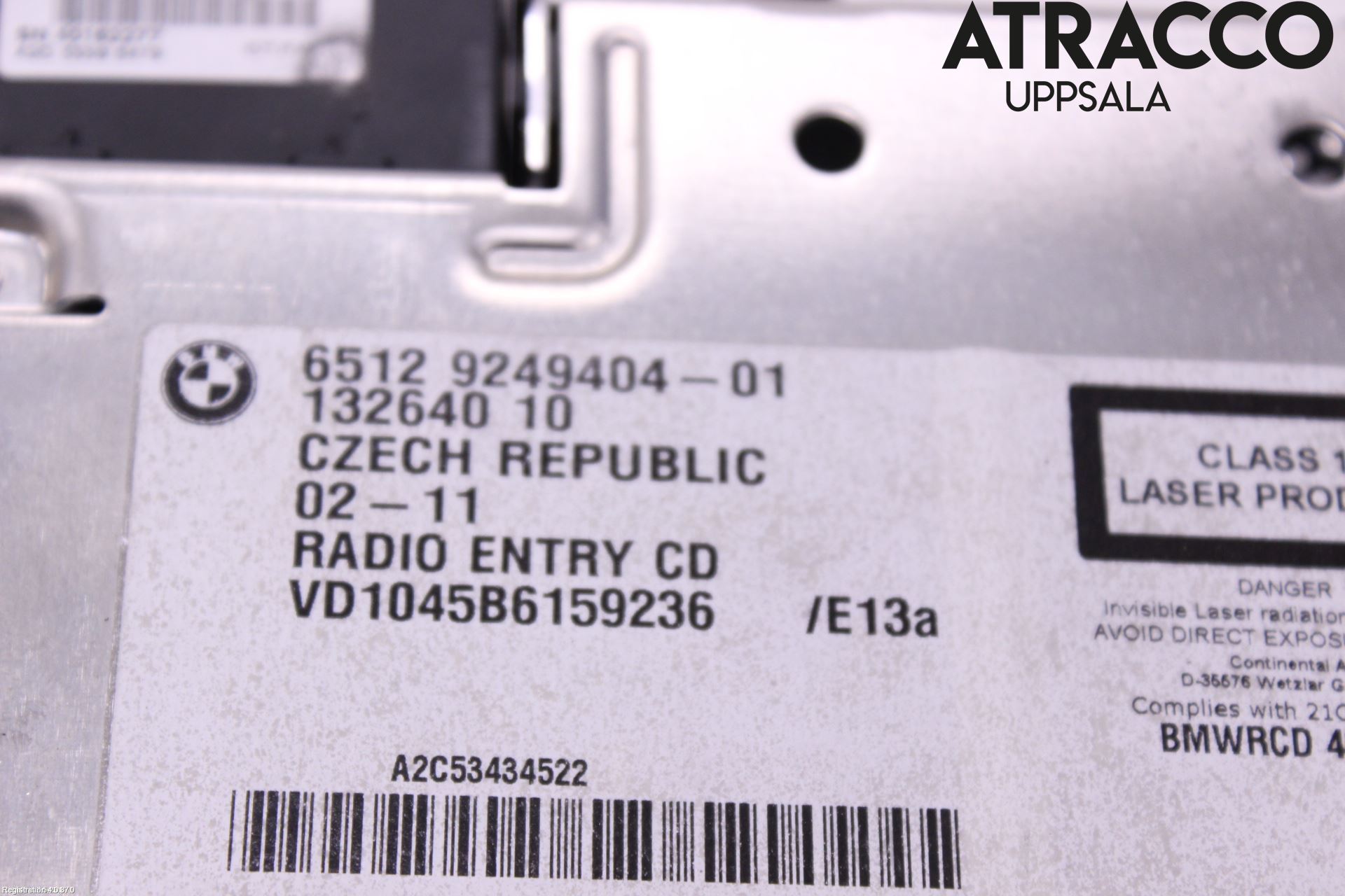 BMW 1 E87/81 5D/3D 03-11 Stereo Radio Med Cd