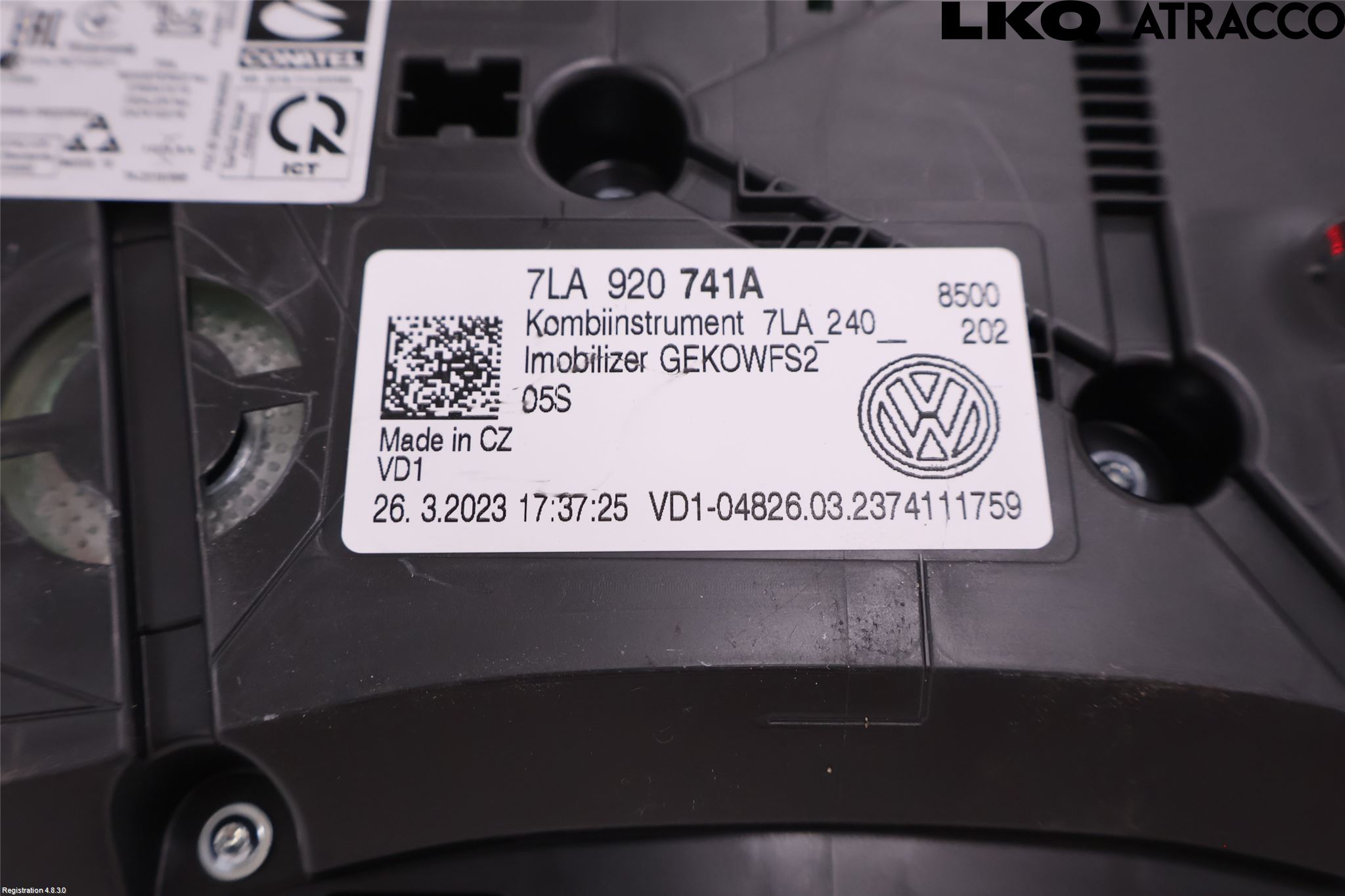 Volkswagen VW TRANSP/CARAVELLE (T6) 16-22 Instr Kombinert