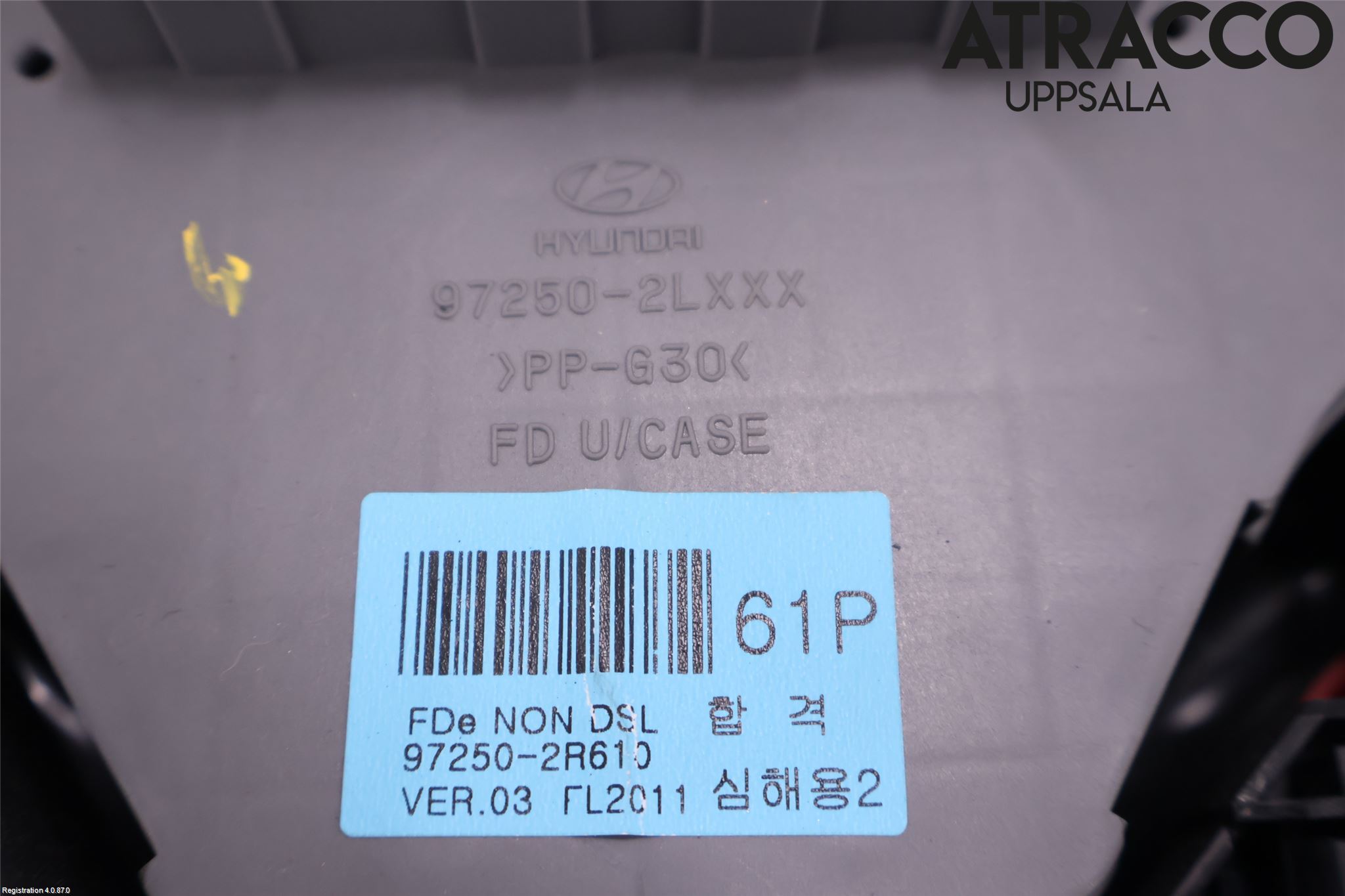 Hyundai i30 FD 07-12 Varme Ac Betjening-Display
