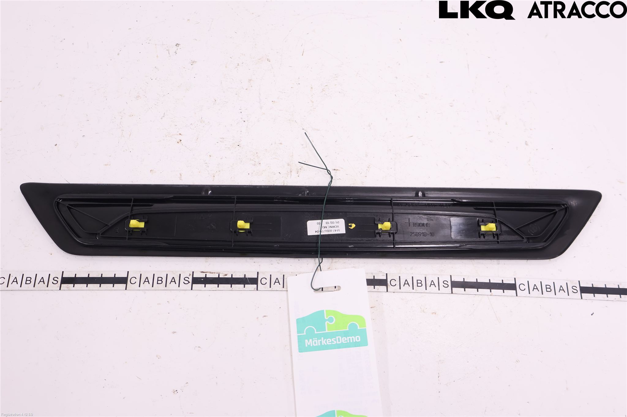 BMW 3 F30/F31/F80 12-19 Innr Terskel Innstigning