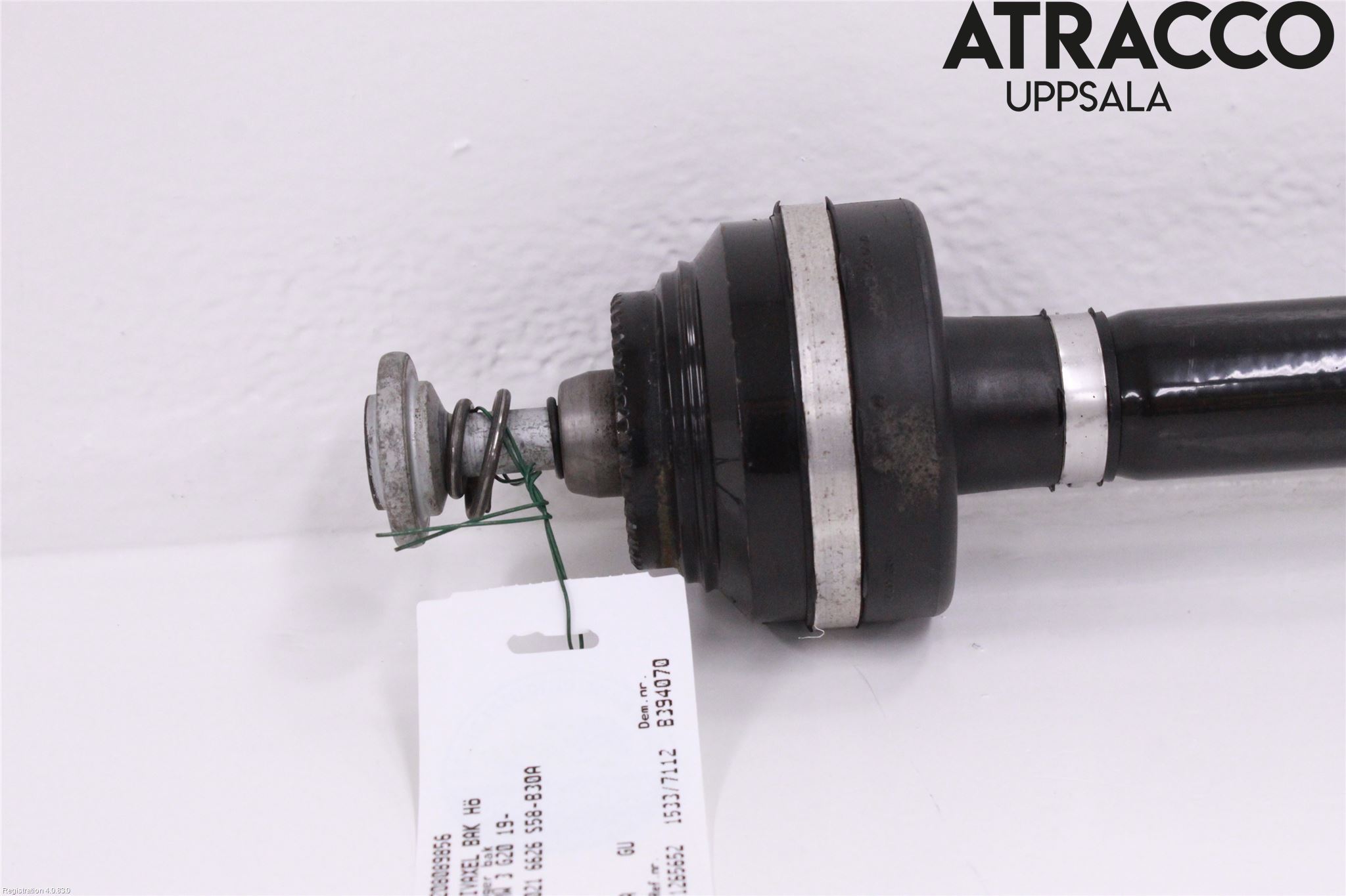 BMW 3 G20/G21/G80/G81 19- Drivaksel Bak Kompl Høyre