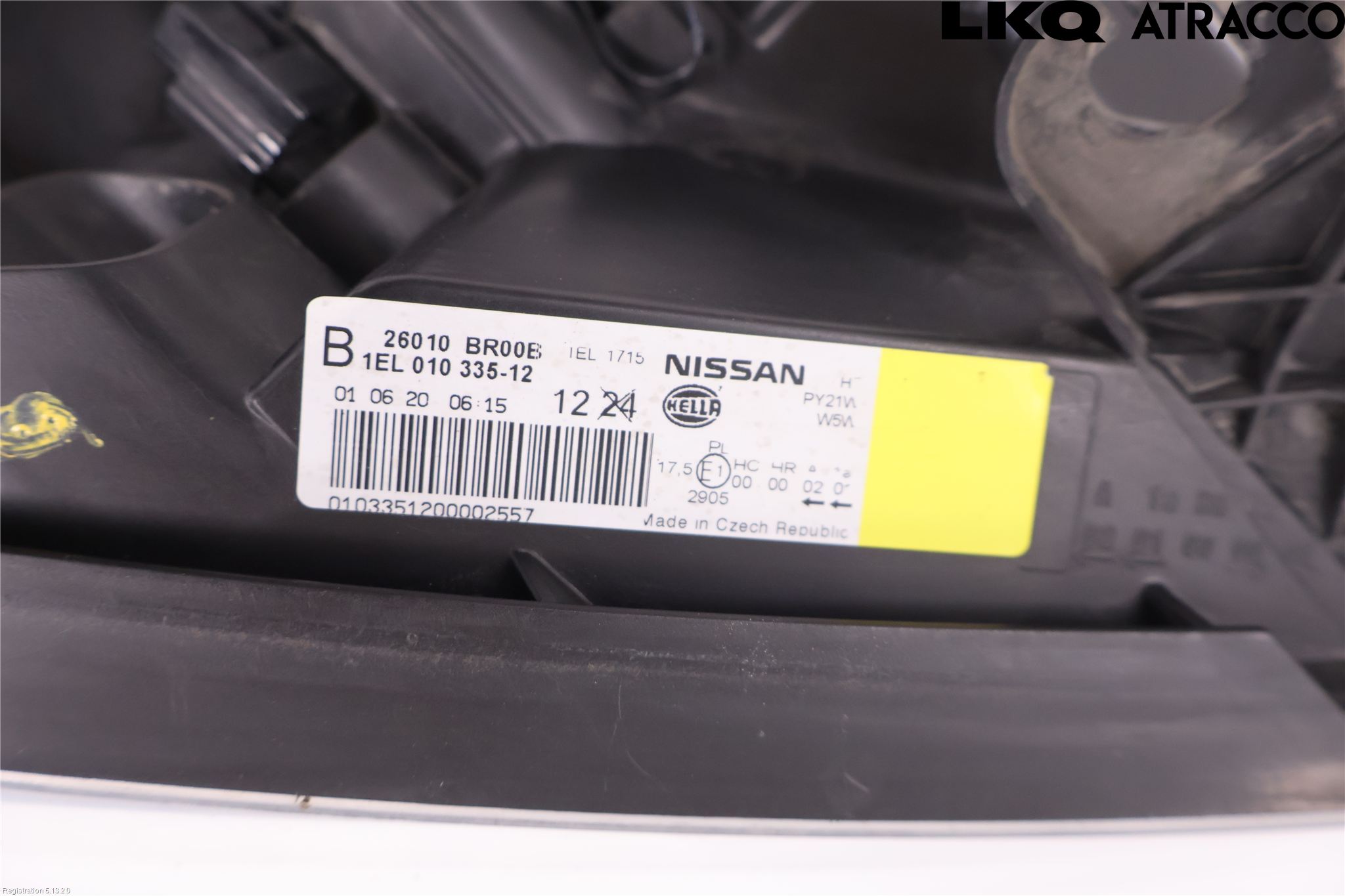 Nissan QASHQAI 10-14 Frontlykt Høyre