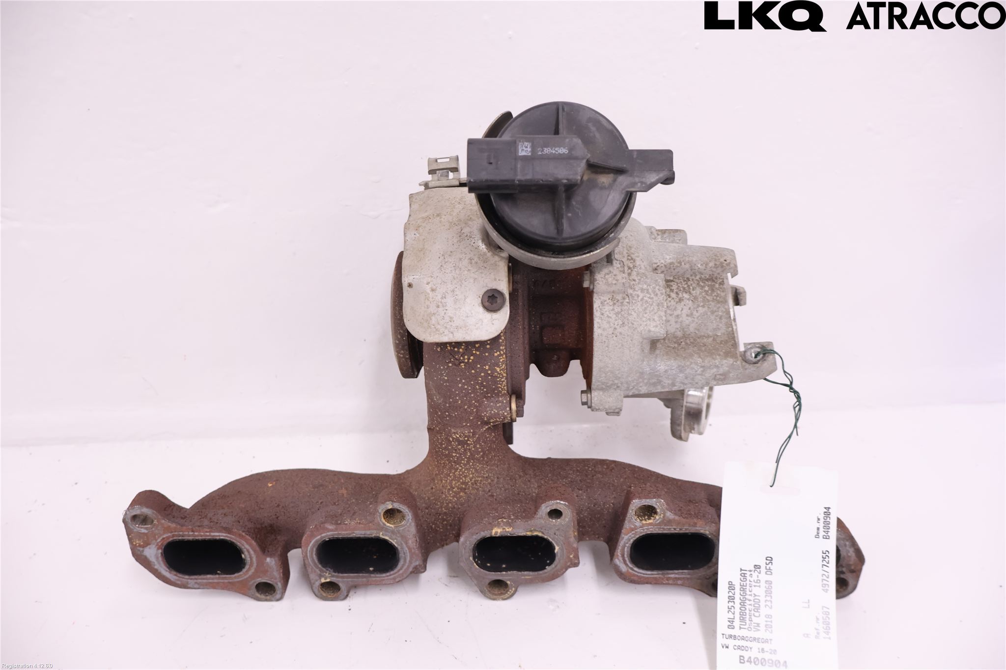Volkswagen VW CADDY 16-20 Turboaggregat