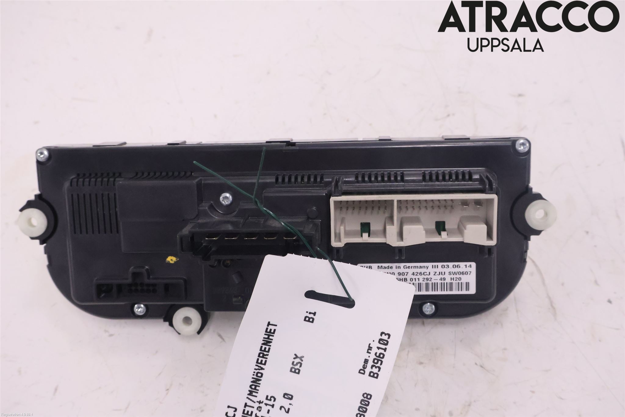Volkswagen VW CADDY 11-15 Varme Ac Betjening-Display