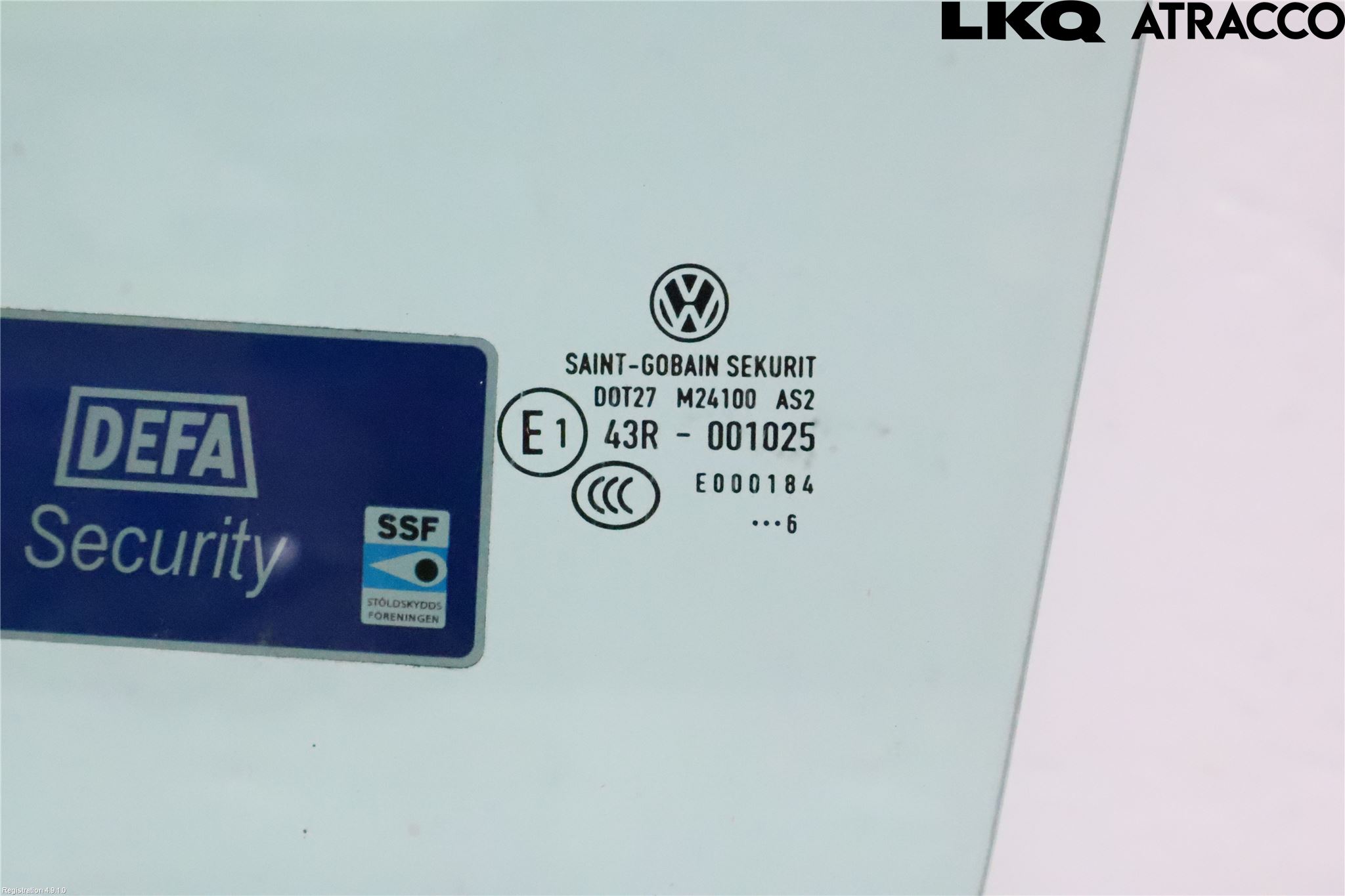 Volkswagen VW CADDY 16-20 Dørrute Foran Venstre 4 Dørs