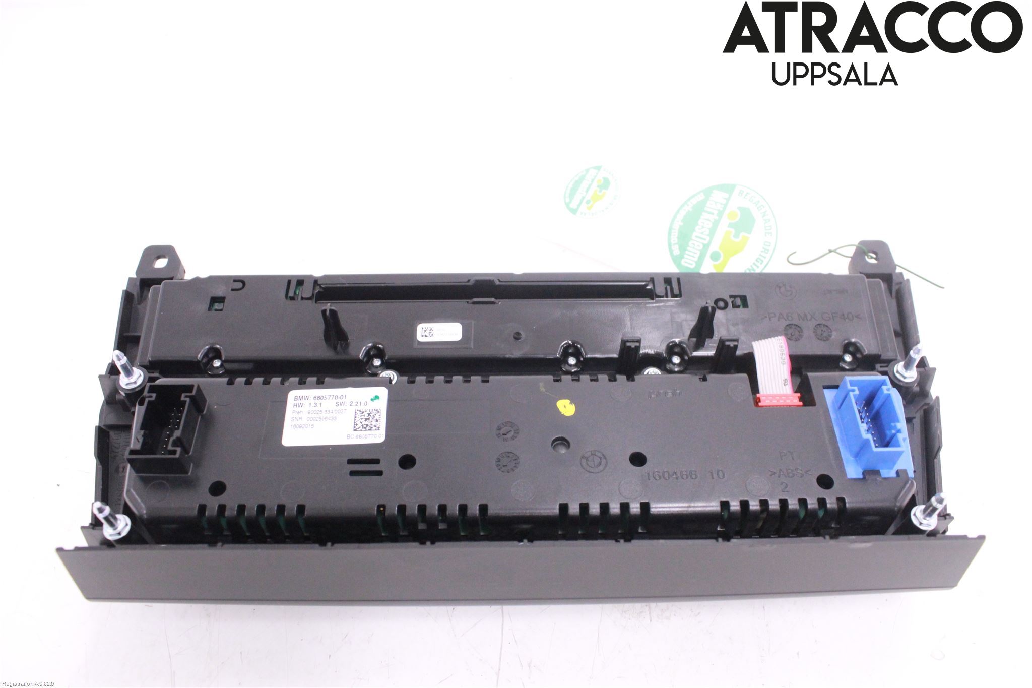 BMW 5 F10/F11/F18 09-17 Varme Ac Betjening-Display
