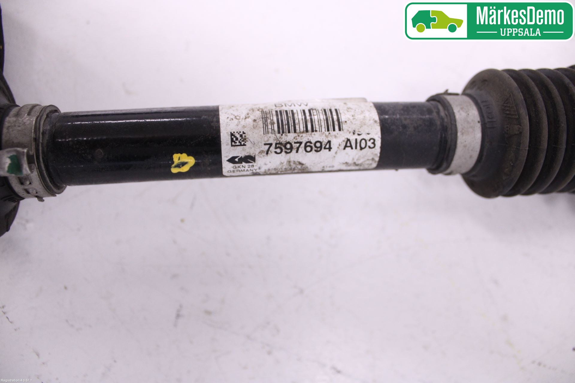 BMW 3 GT F34 13-19 Drivaksel Foran Kompl Høyre