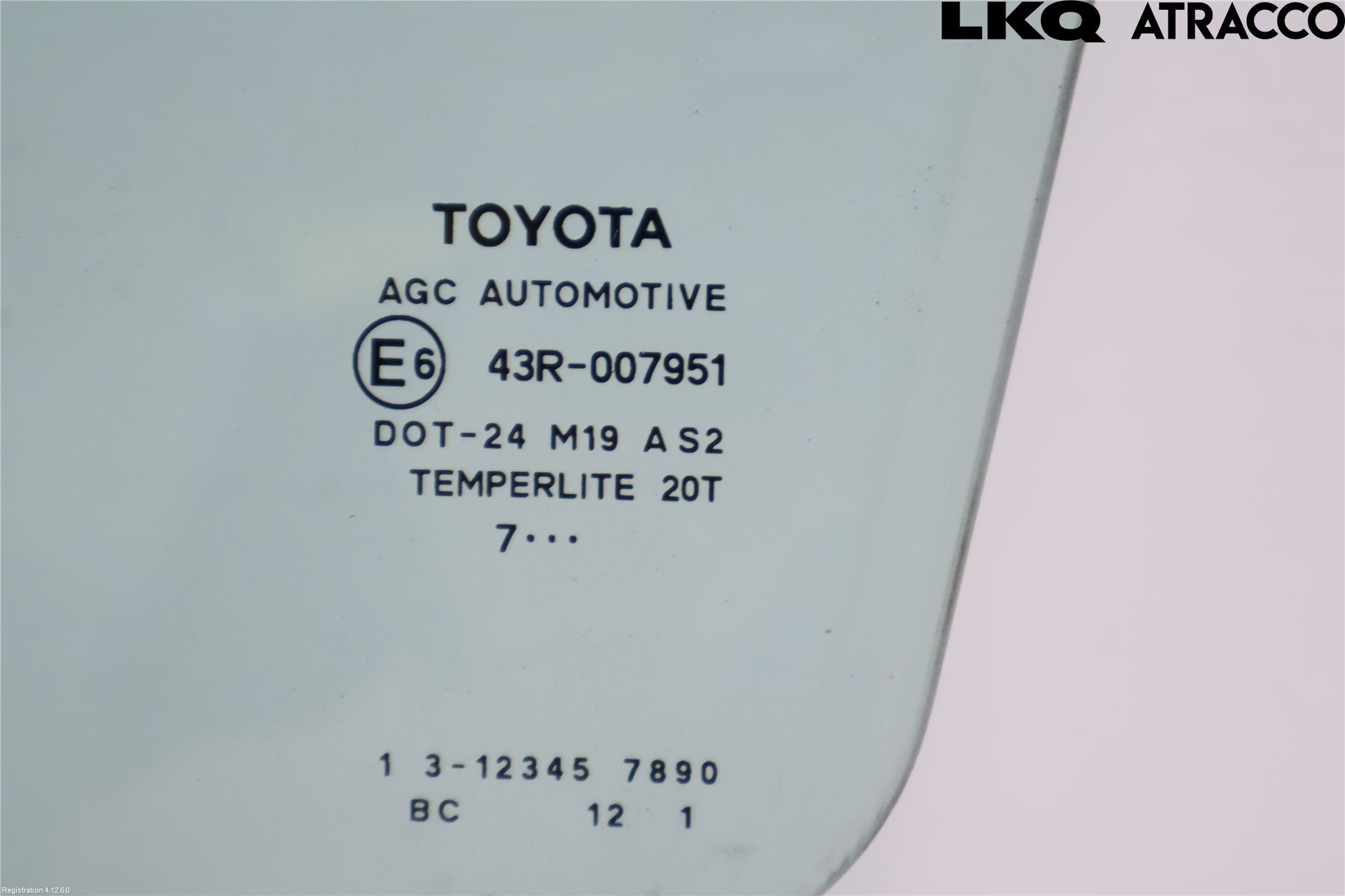 Toyota AURIS 07-09 Dørrute Foran Venstre 4 Dørs