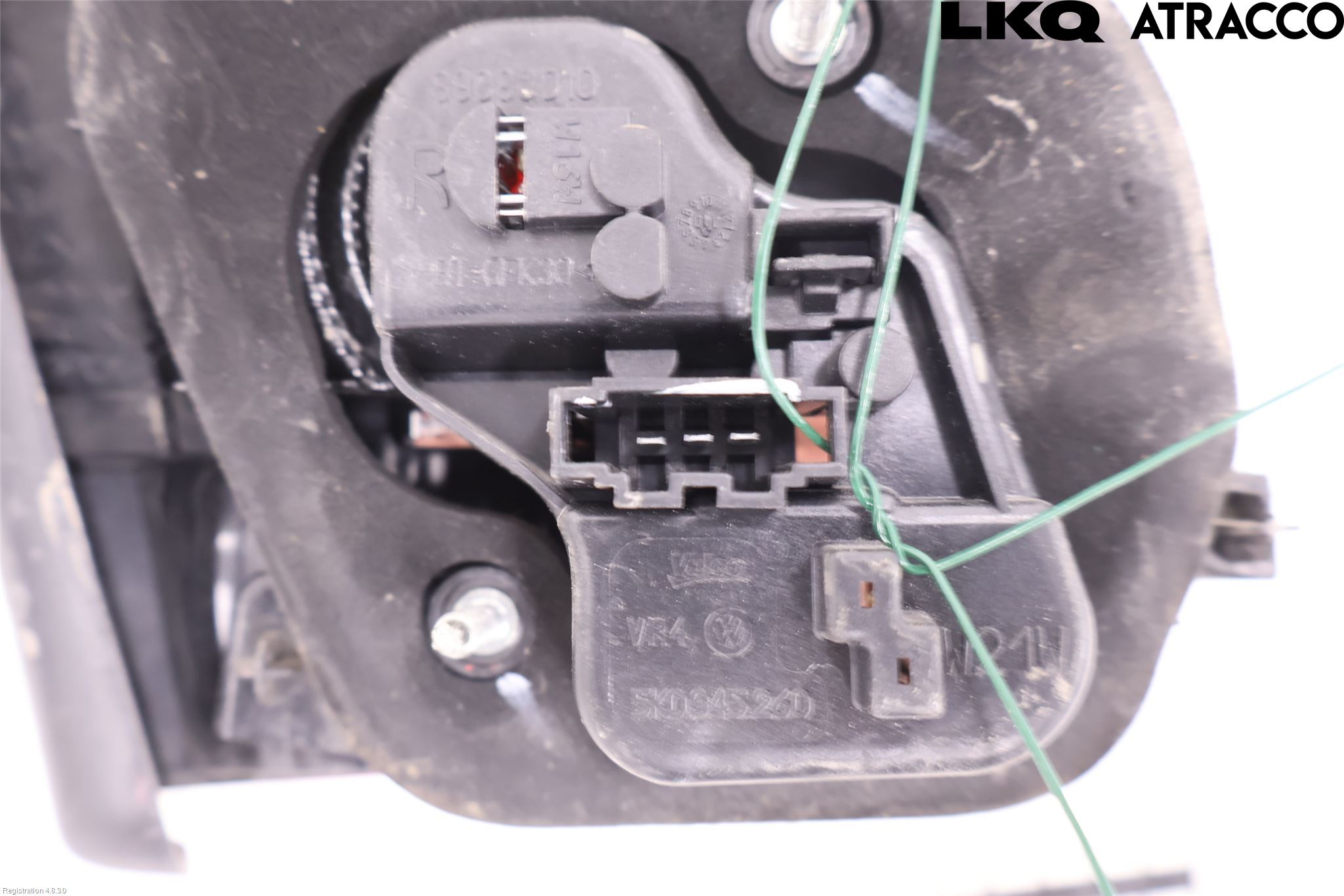 Volkswagen VW GOLF VI 09-13 Baklykt Høyre  På Luke(Indre)