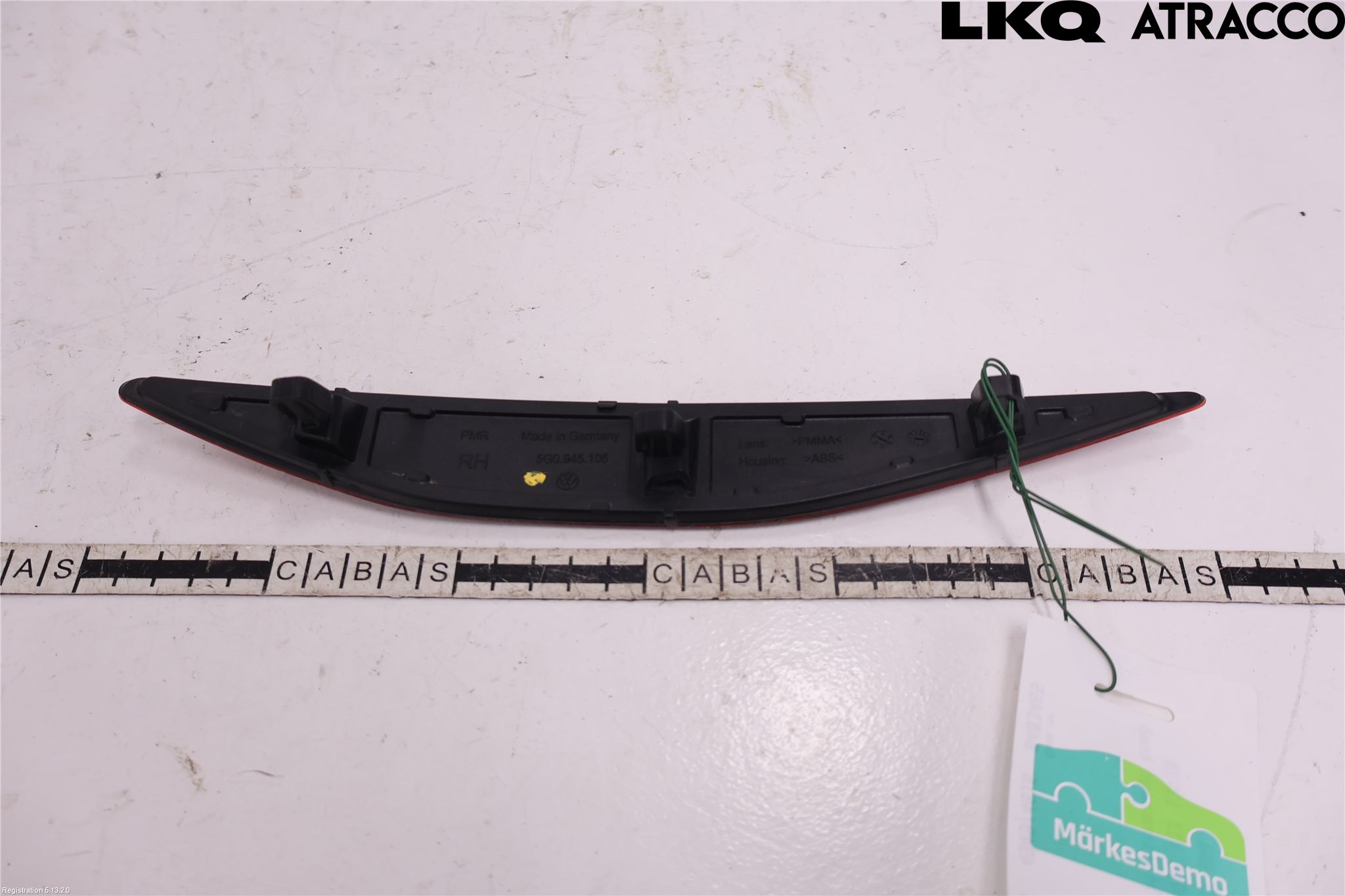 Volkswagen VW GOLF / E-GOLF VII 13-20 Refleks Bak