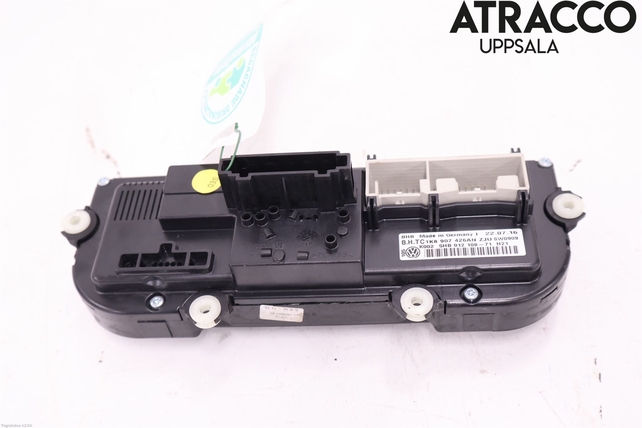 Volkswagen VW CADDY 16-20 Varme Ac Betjening-Display