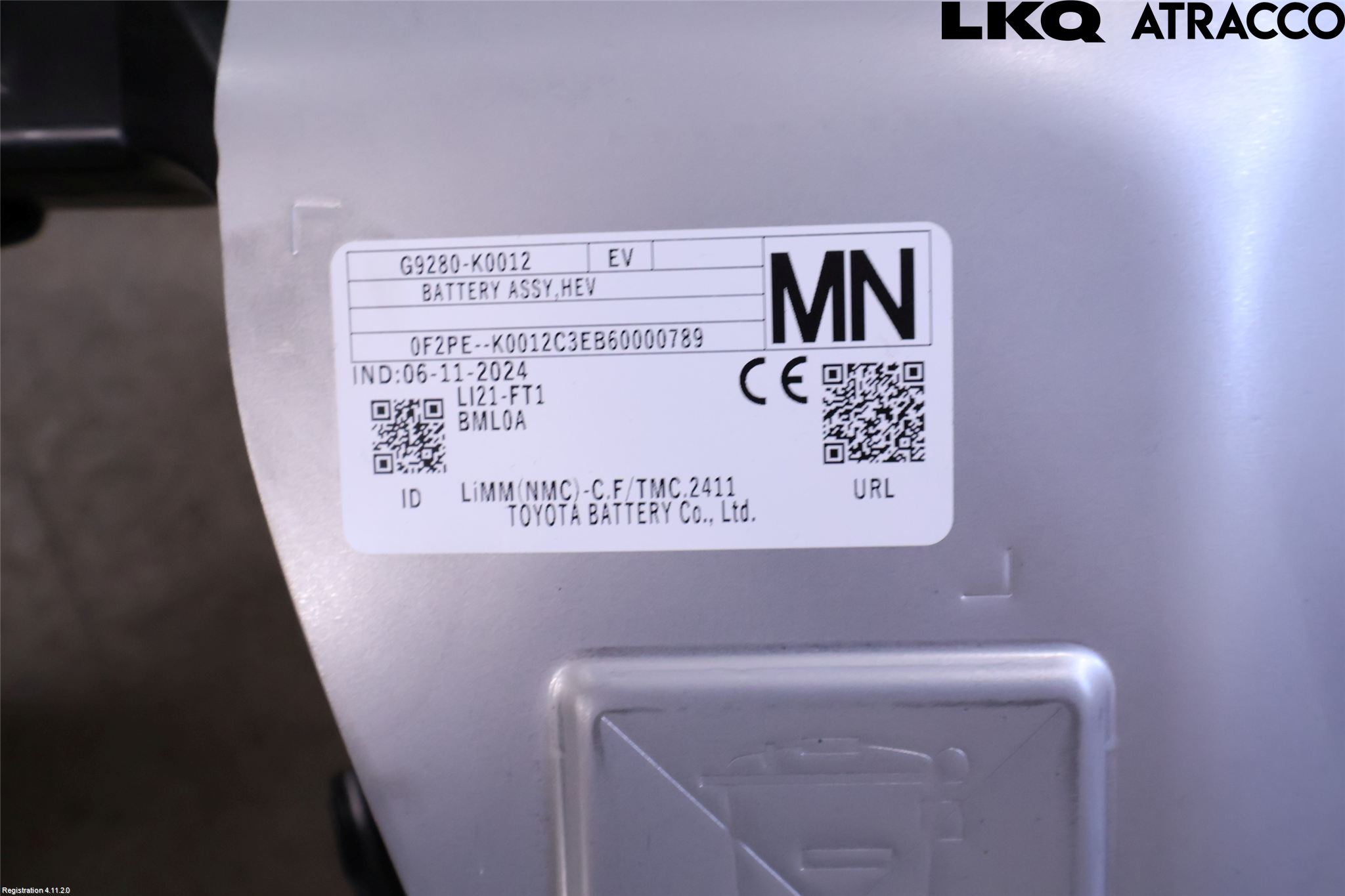 Toyota YARIS XP21 20- Hybrid Batteri