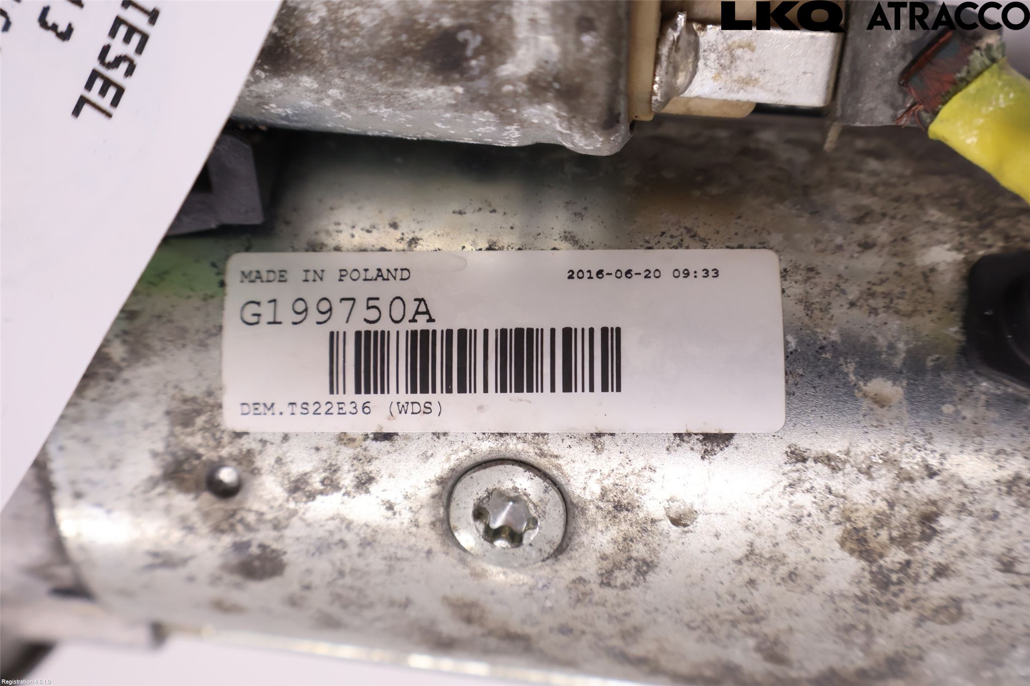Volvo V60 11-13 Startmotor Diesel