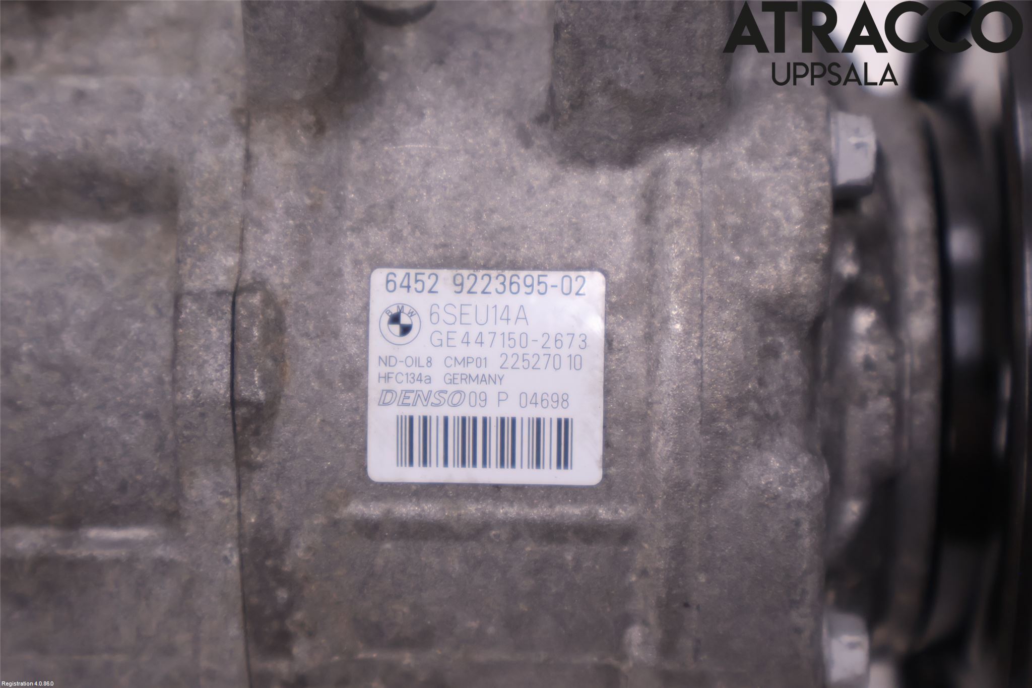 BMW 3 F30/F31/F80 12-19 Varme Ac Kompressor